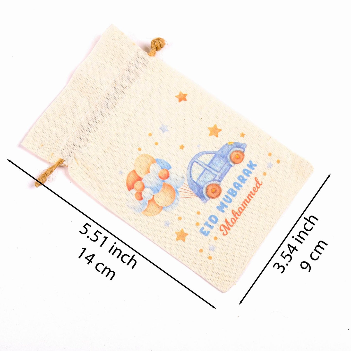 Personalized Eid Gift Bag for Kids, Custom Ramadan Favor Pouch, Cotton Treat Bag, Goodie Bag - Islamic Elite Favors is a handmade gift shop offering a wide variety of unique and personalized gifts for all occasions. Whether you're looking for the perfect Ramadan, Eid, Hajj, wedding gift or something special for a birthday, baby shower or anniversary, we have something for everyone. High quality, made with love.