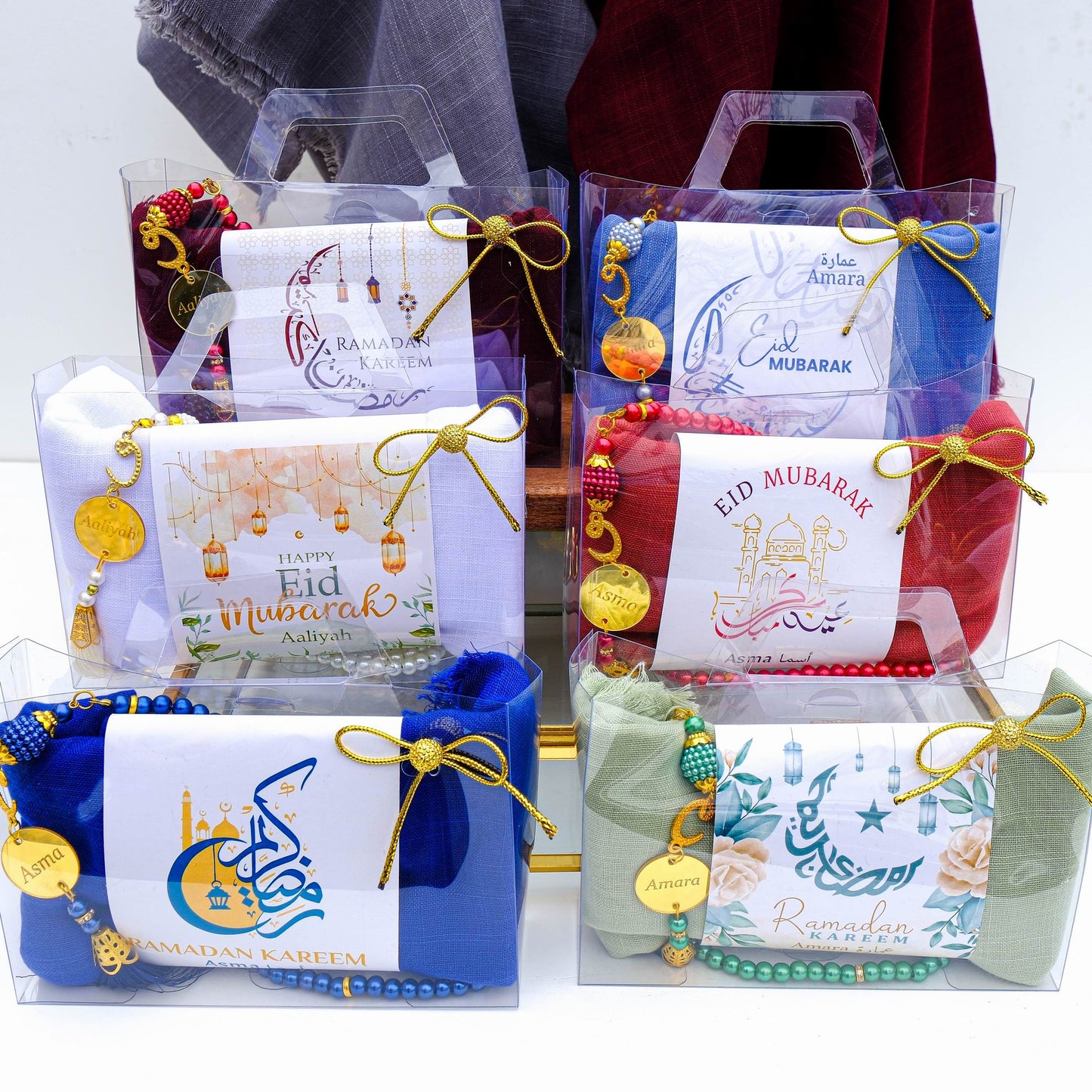 Personalized Custom Head Scarf Pearl Prayer Beads Gift Set | Ramadan Eid Hajj Umrah Favors - Islamic Elite Favors is a handmade gift shop offering a wide variety of unique and personalized gifts for all occasions. Whether you're looking for the perfect Ramadan, Eid, Hajj, wedding gift or something special for a birthday, baby shower or anniversary, we have something for everyone. High quality, made with love.