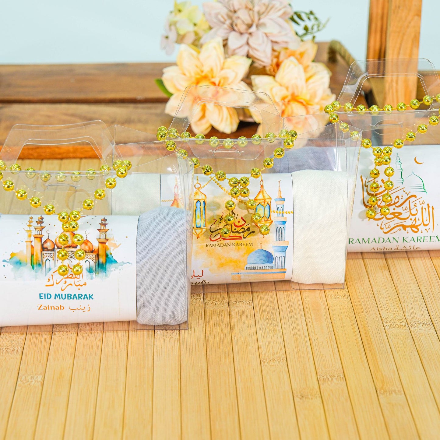 Personalized Custom Pashmina Scarf Wrap Gift | Ramadan Eid Hajj Umrah Wedding Favors - Islamic Elite Favors is a handmade gift shop offering a wide variety of unique and personalized gifts for all occasions. Whether you're looking for the perfect Ramadan, Eid, Hajj, wedding gift or something special for a birthday, baby shower or anniversary, we have something for everyone. High quality, made with love.