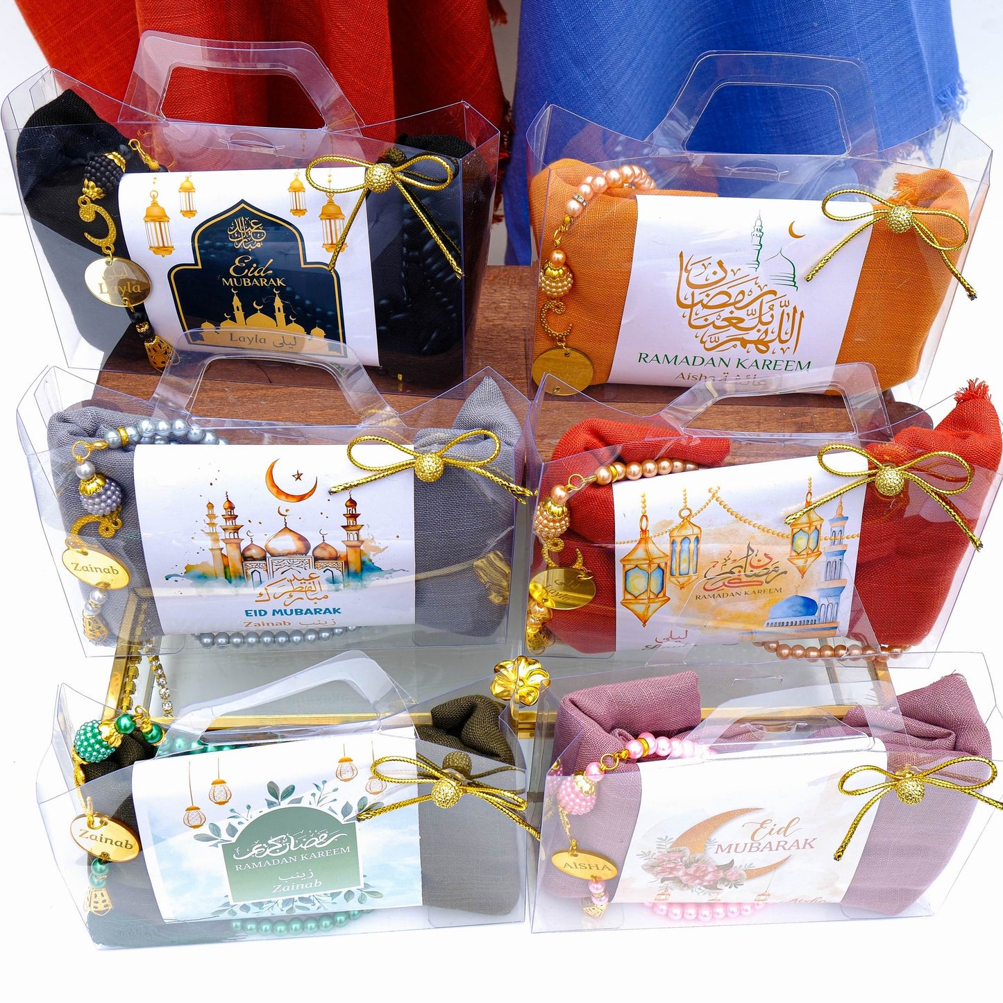 Personalized Custom Head Scarf Pearl Prayer Beads Gift Set | Ramadan Eid Hajj Umrah Favors - Islamic Elite Favors is a handmade gift shop offering a wide variety of unique and personalized gifts for all occasions. Whether you're looking for the perfect Ramadan, Eid, Hajj, wedding gift or something special for a birthday, baby shower or anniversary, we have something for everyone. High quality, made with love.