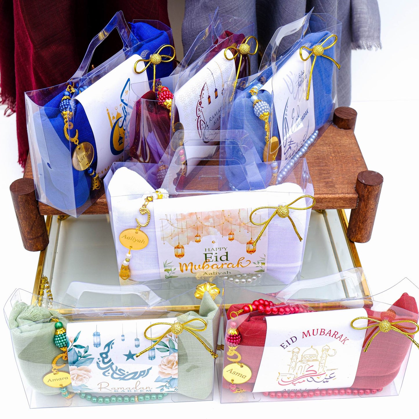 Personalized Custom Head Scarf Pearl Prayer Beads Gift Set | Ramadan Eid Hajj Umrah Favors - Islamic Elite Favors is a handmade gift shop offering a wide variety of unique and personalized gifts for all occasions. Whether you're looking for the perfect Ramadan, Eid, Hajj, wedding gift or something special for a birthday, baby shower or anniversary, we have something for everyone. High quality, made with love.
