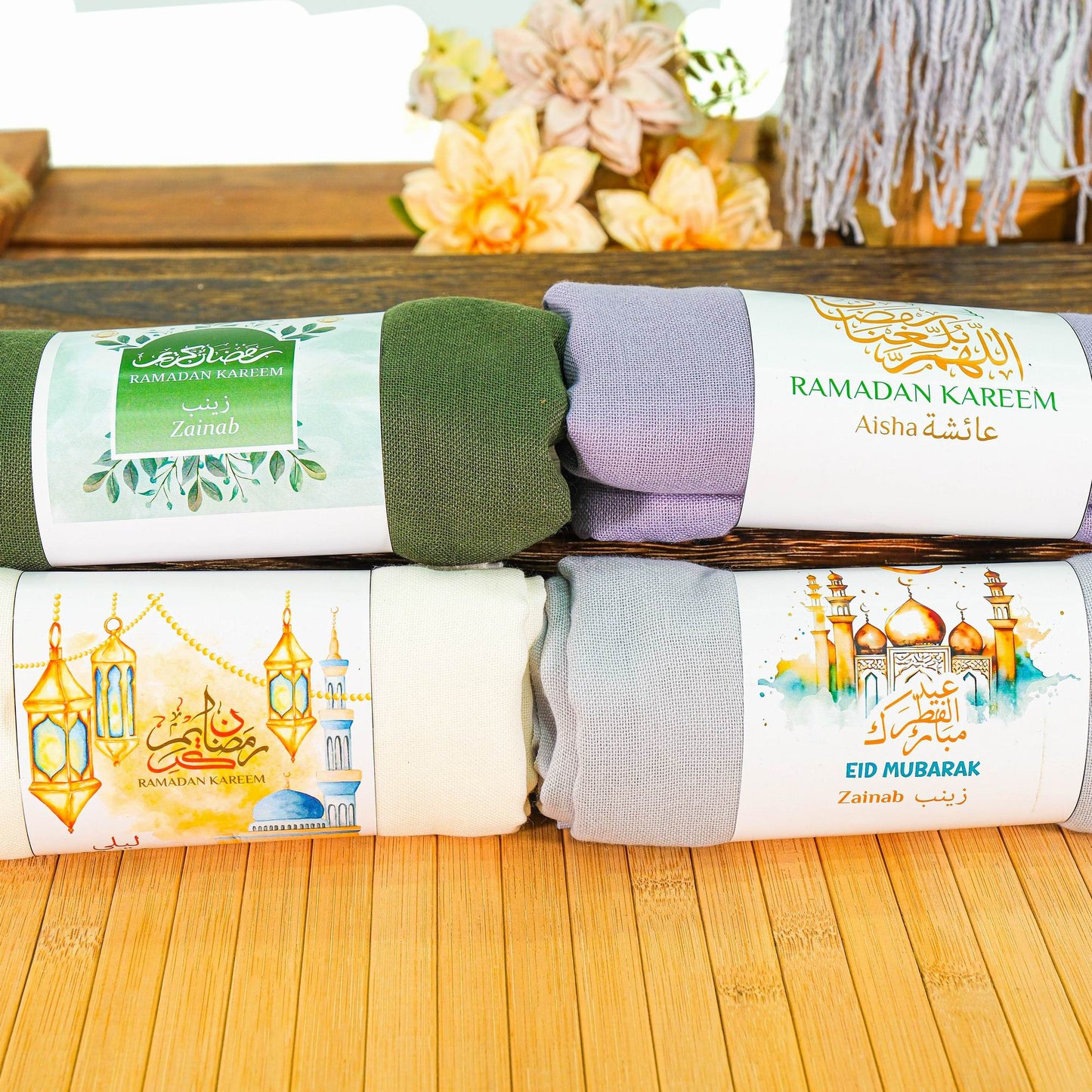 Personalized Custom Pashmina Scarf Wrap Gift | Ramadan Eid Hajj Umrah Wedding Favors - Islamic Elite Favors is a handmade gift shop offering a wide variety of unique and personalized gifts for all occasions. Whether you're looking for the perfect Ramadan, Eid, Hajj, wedding gift or something special for a birthday, baby shower or anniversary, we have something for everyone. High quality, made with love.