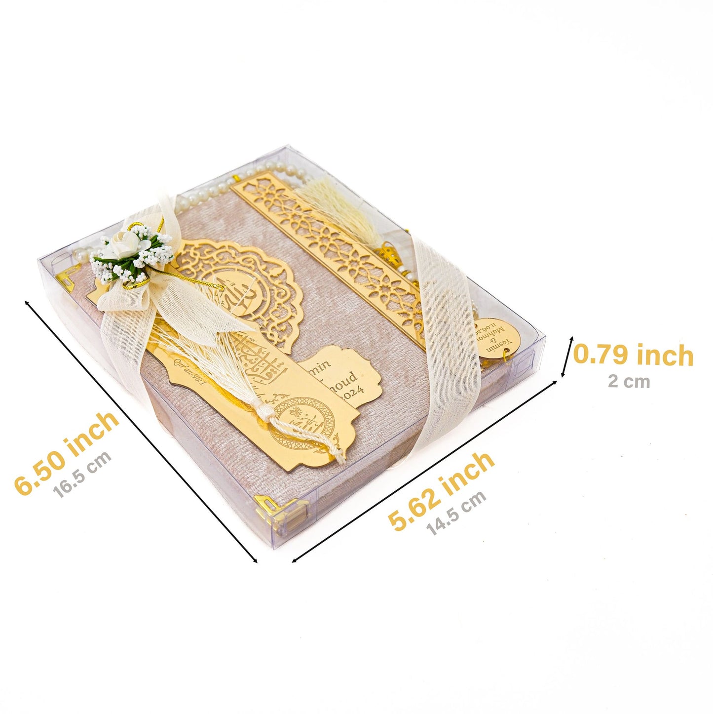Personalized Velvet Dua Book Bookmark Tasbeeh Muslim Wedding Gift Set - Islamic Elite Favors is a handmade gift shop offering a wide variety of unique and personalized gifts for all occasions. Whether you're looking for the perfect Ramadan, Eid, Hajj, wedding gift or something special for a birthday, baby shower or anniversary, we have something for everyone. High quality, made with love.