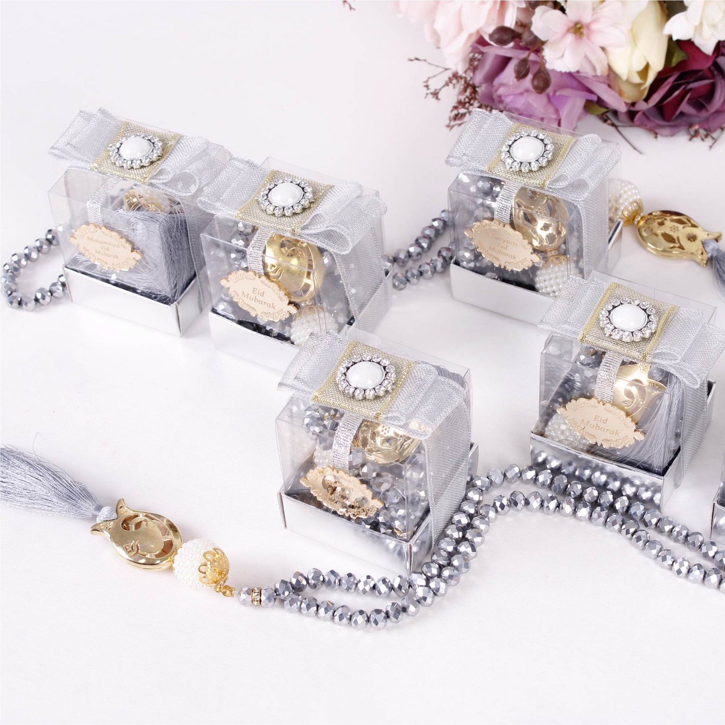 Personalized Crystal Prayer Beads Favor, Ramadan Eid Wedding Baby Shower Islamic Gift - Islamic Elite Favors is a handmade gift shop offering a wide variety of unique and personalized gifts for all occasions. Whether you're looking for the perfect Ramadan, Eid, Hajj, wedding gift or something special for a birthday, baby shower or anniversary, we have something for everyone. High quality, made with love.