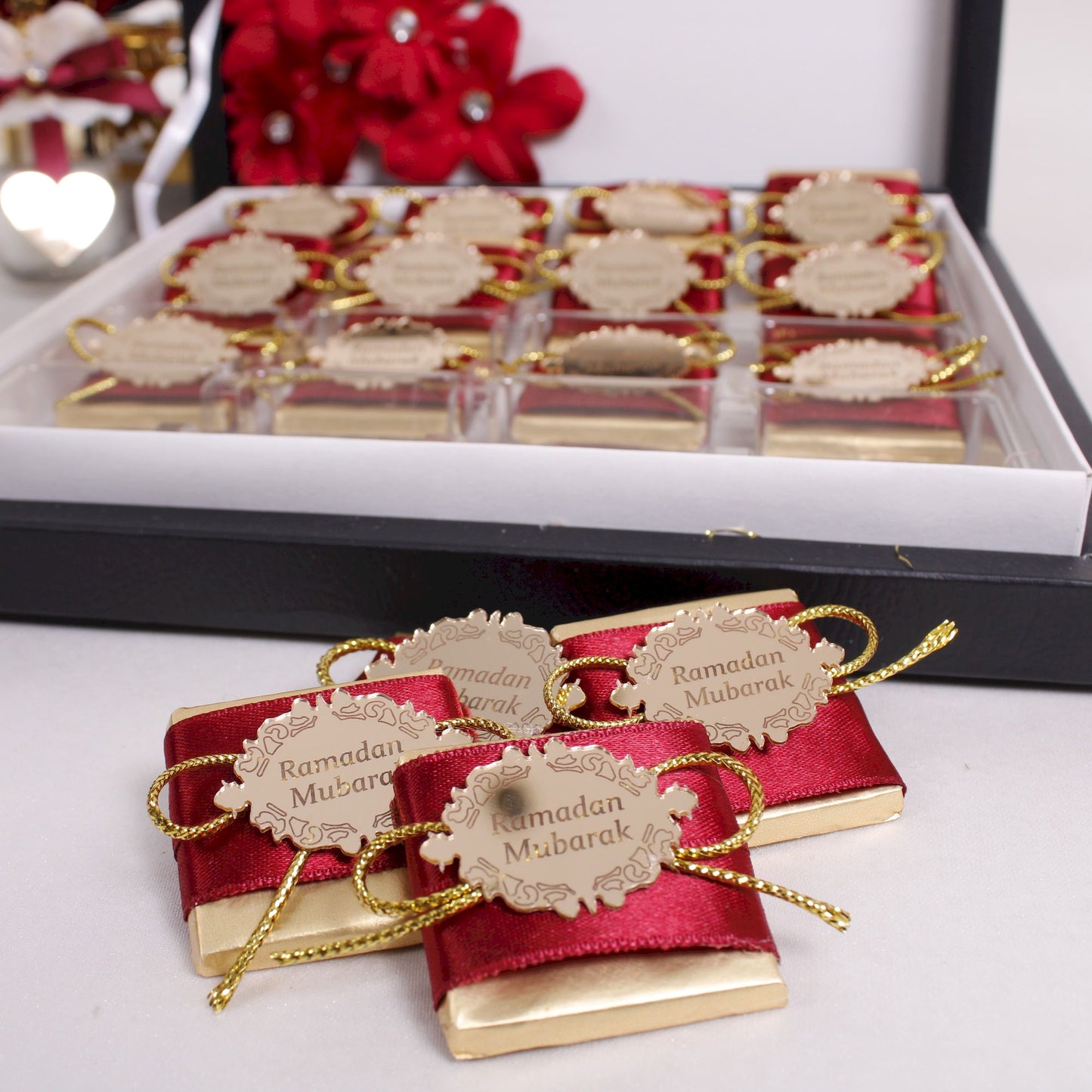 Chocolate Favors for Ramadan Eid, Happy Birthday, Baby Shower, Wedding - Islamic Elite Favors is a handmade gift shop offering a wide variety of unique and personalized gifts for all occasions. Whether you're looking for the perfect Ramadan, Eid, Hajj, wedding gift or something special for a birthday, baby shower or anniversary, we have something for everyone. High quality, made with love.