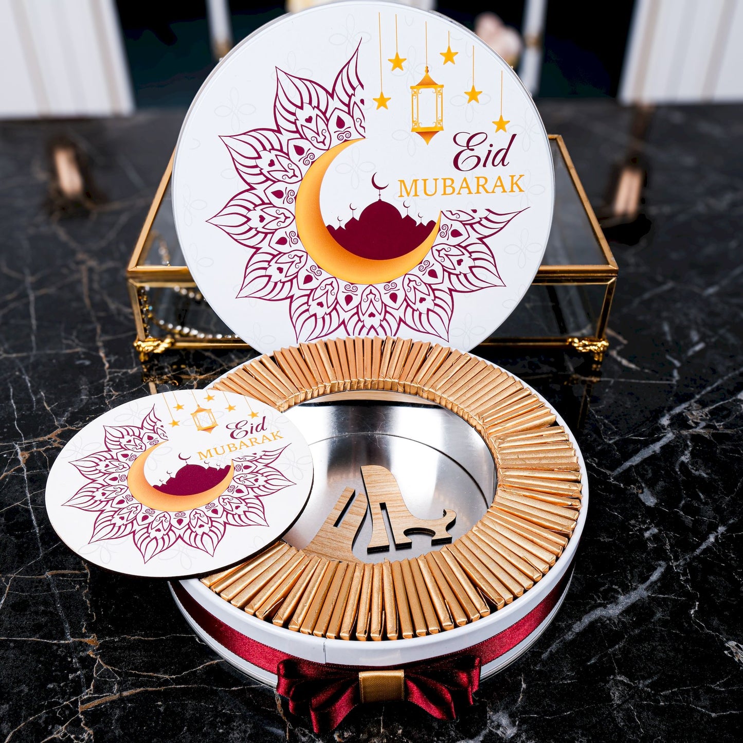 Ramadan Eid Chocolate Favors Box Table Decor Wedding Baby Shower Gifts - Islamic Elite Favors is a handmade gift shop offering a wide variety of unique and personalized gifts for all occasions. Whether you're looking for the perfect Ramadan, Eid, Hajj, wedding gift or something special for a birthday, baby shower or anniversary, we have something for everyone. High quality, made with love.