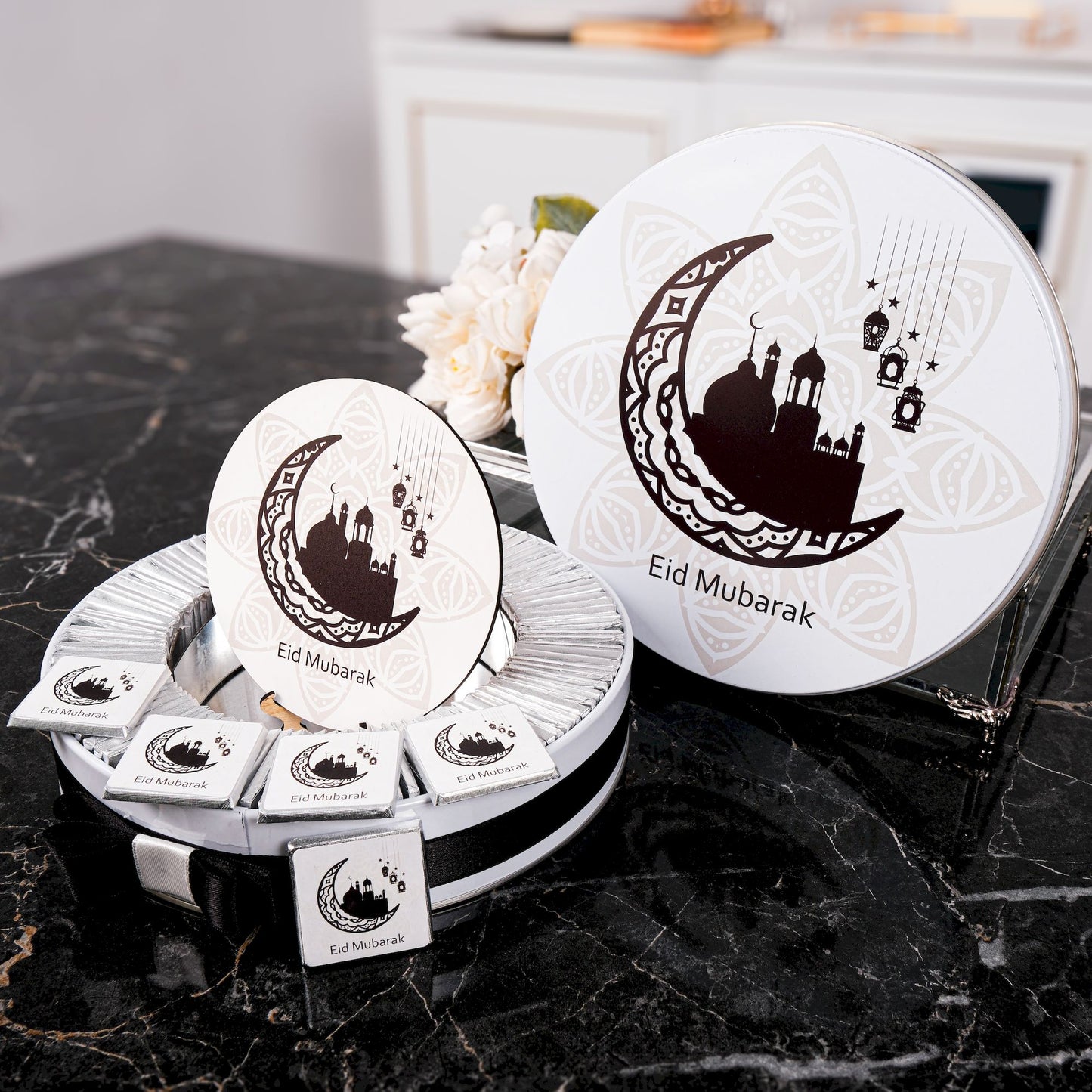 Ramadan Eid Chocolate Favors Box Table Decor Wedding Baby Shower Gifts - Islamic Elite Favors is a handmade gift shop offering a wide variety of unique and personalized gifts for all occasions. Whether you're looking for the perfect Ramadan, Eid, Hajj, wedding gift or something special for a birthday, baby shower or anniversary, we have something for everyone. High quality, made with love.