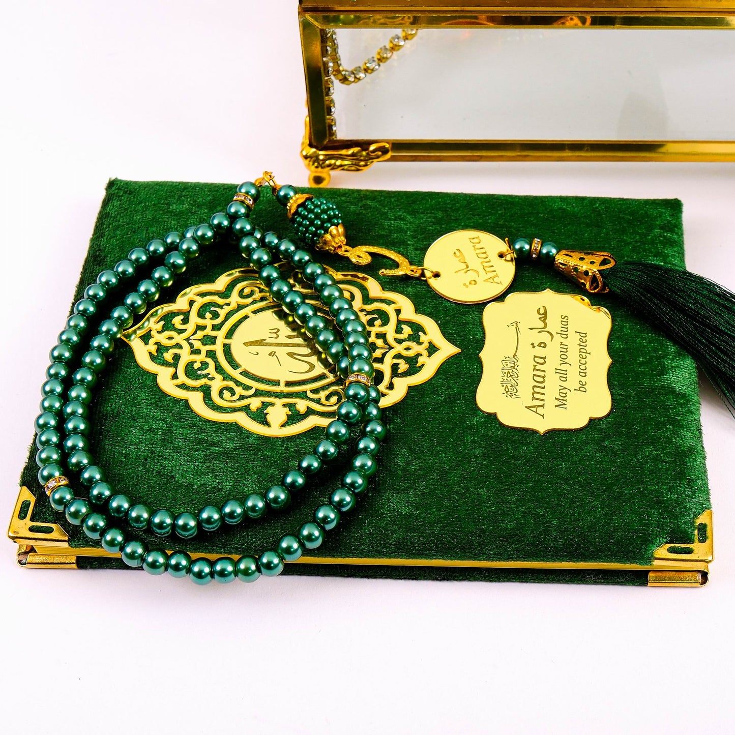 Personalized Velvet Dua Book Bookmark Tasbeeh Gift Set, Ramadan Eid Birthday Wedding Muslim Favors - Islamic Elite Favors is a handmade gift shop offering a wide variety of unique and personalized gifts for all occasions. Whether you're looking for the perfect Ramadan, Eid, Hajj, wedding gift or something special for a birthday, baby shower or anniversary, we have something for everyone. High quality, made with love.