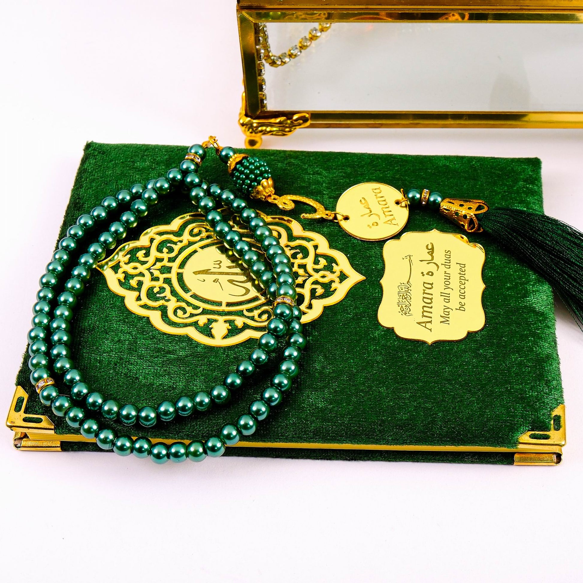 Personalized Velvet Dua Book Bookmark Tasbeeh Gift Set, Ramadan Eid Birthday Wedding Muslim Favors - Islamic Elite Favors is a handmade gift shop offering a wide variety of unique and personalized gifts for all occasions. Whether you're looking for the perfect Ramadan, Eid, Hajj, wedding gift or something special for a birthday, baby shower or anniversary, we have something for everyone. High quality, made with love.