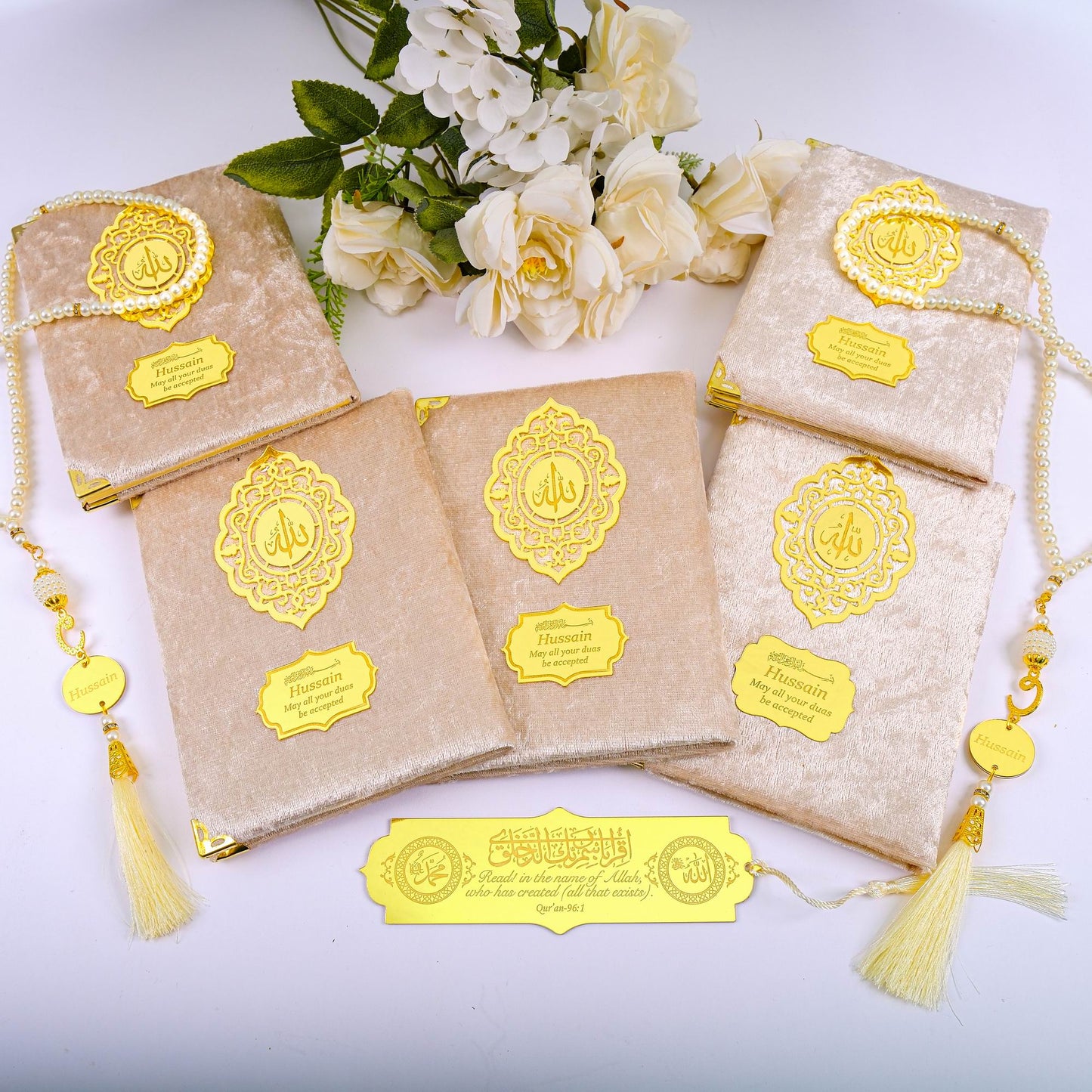 Personalized Velvet Dua Book Bookmark Tasbeeh Gift Set, Ramadan Eid Birthday Wedding Muslim Favors - Islamic Elite Favors is a handmade gift shop offering a wide variety of unique and personalized gifts for all occasions. Whether you're looking for the perfect Ramadan, Eid, Hajj, wedding gift or something special for a birthday, baby shower or anniversary, we have something for everyone. High quality, made with love.