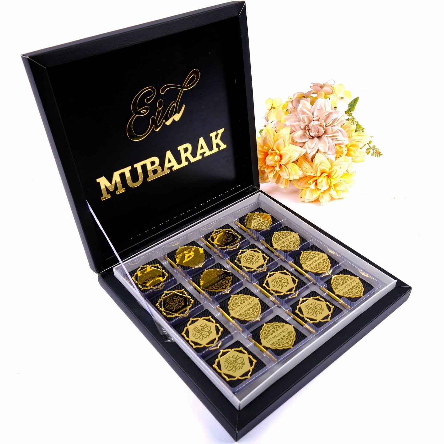 Eid Mubarak Chocolate Box, Ramadan Kareem Ramadan Mubarak Eid al-Adha Chocolate Gift Favors for Guests - Islamic Elite Favors is a handmade gift shop offering a wide variety of unique and personalized gifts for all occasions. Whether you're looking for the perfect Ramadan, Eid, Hajj, wedding gift or something special for a birthday, baby shower or anniversary, we have something for everyone. High quality, made with love.