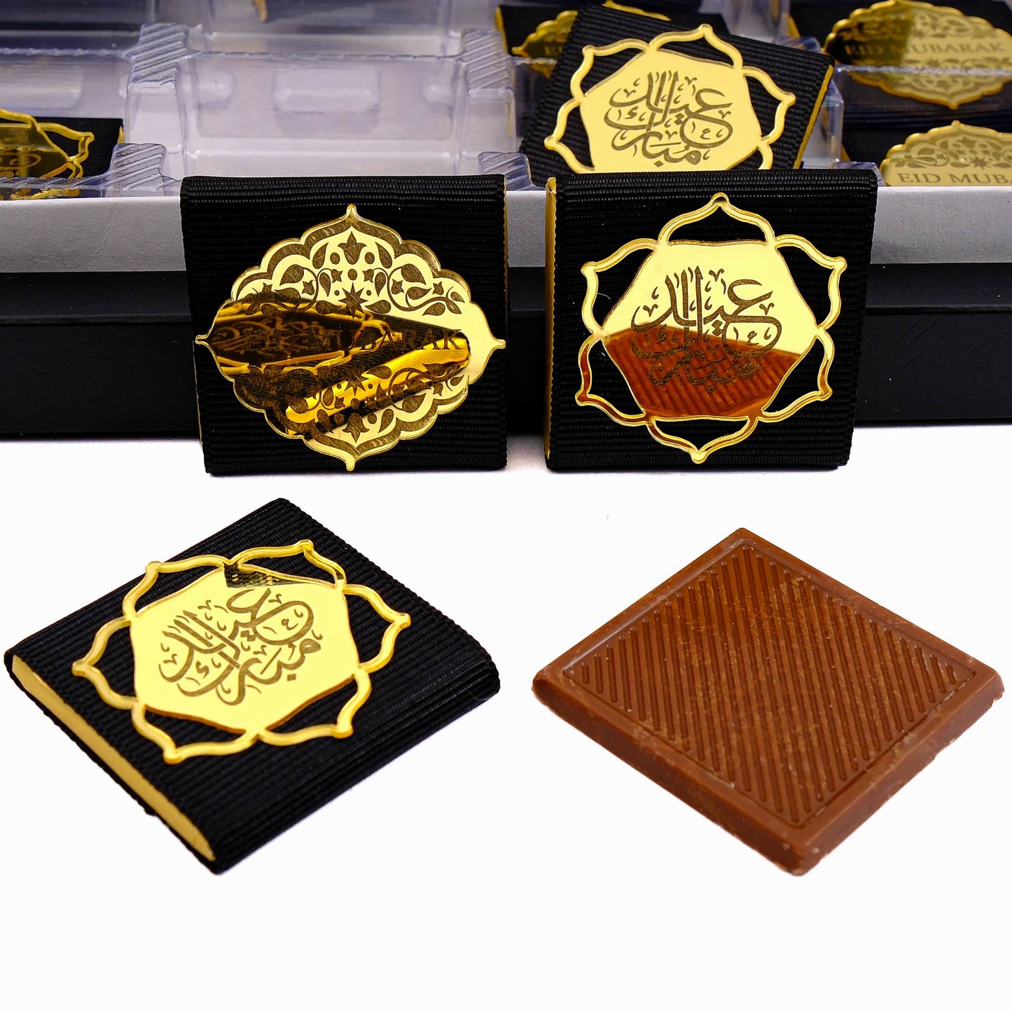 Eid Mubarak Chocolate Box, Ramadan Kareem Ramadan Mubarak Eid al-Adha Chocolate Gift Favors for Guests - Islamic Elite Favors is a handmade gift shop offering a wide variety of unique and personalized gifts for all occasions. Whether you're looking for the perfect Ramadan, Eid, Hajj, wedding gift or something special for a birthday, baby shower or anniversary, we have something for everyone. High quality, made with love.
