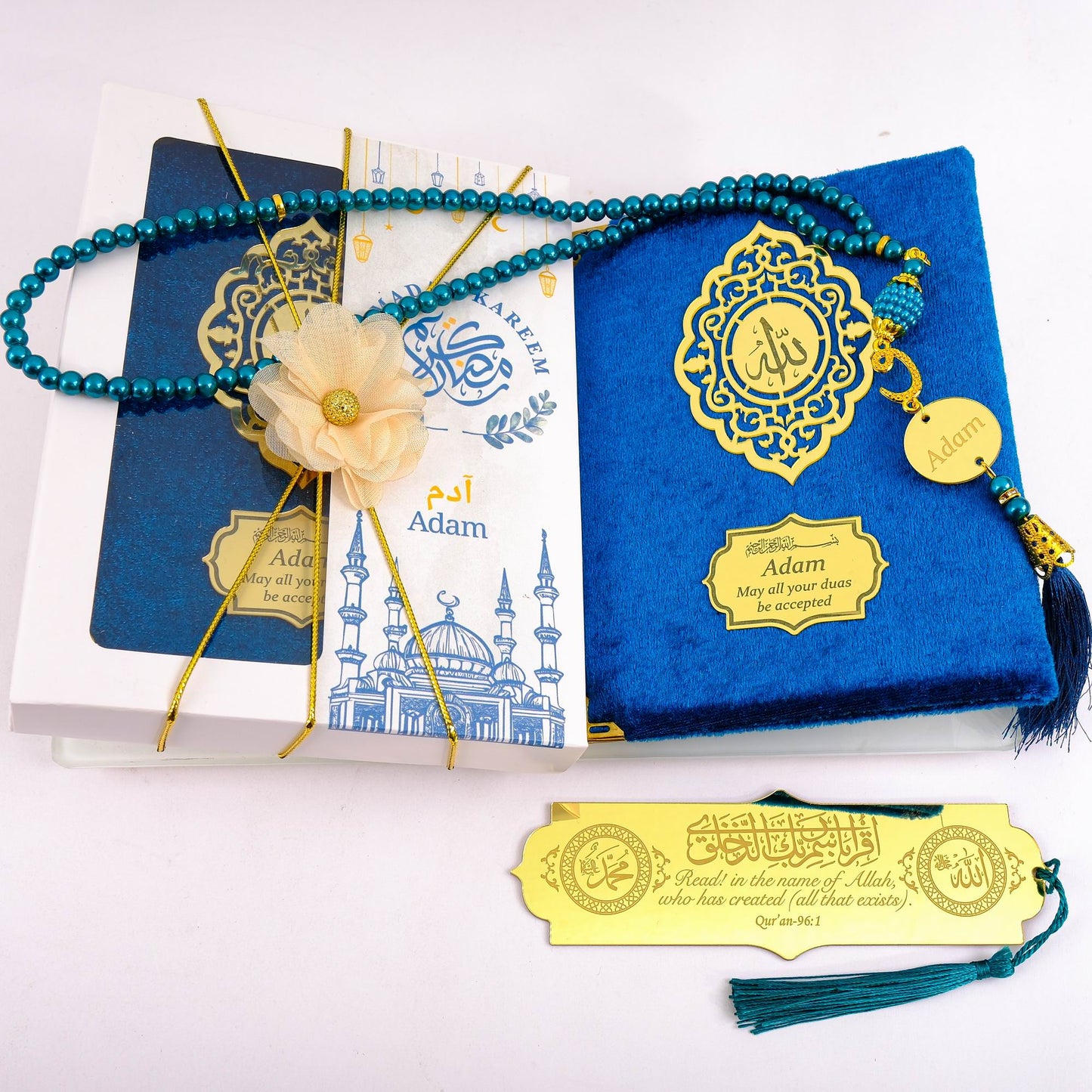 Personalized Velvet Dua Book Bookmark Tasbeeh Gift Set, Ramadan Eid Birthday Wedding Muslim Favors - Islamic Elite Favors is a handmade gift shop offering a wide variety of unique and personalized gifts for all occasions. Whether you're looking for the perfect Ramadan, Eid, Hajj, wedding gift or something special for a birthday, baby shower or anniversary, we have something for everyone. High quality, made with love.
