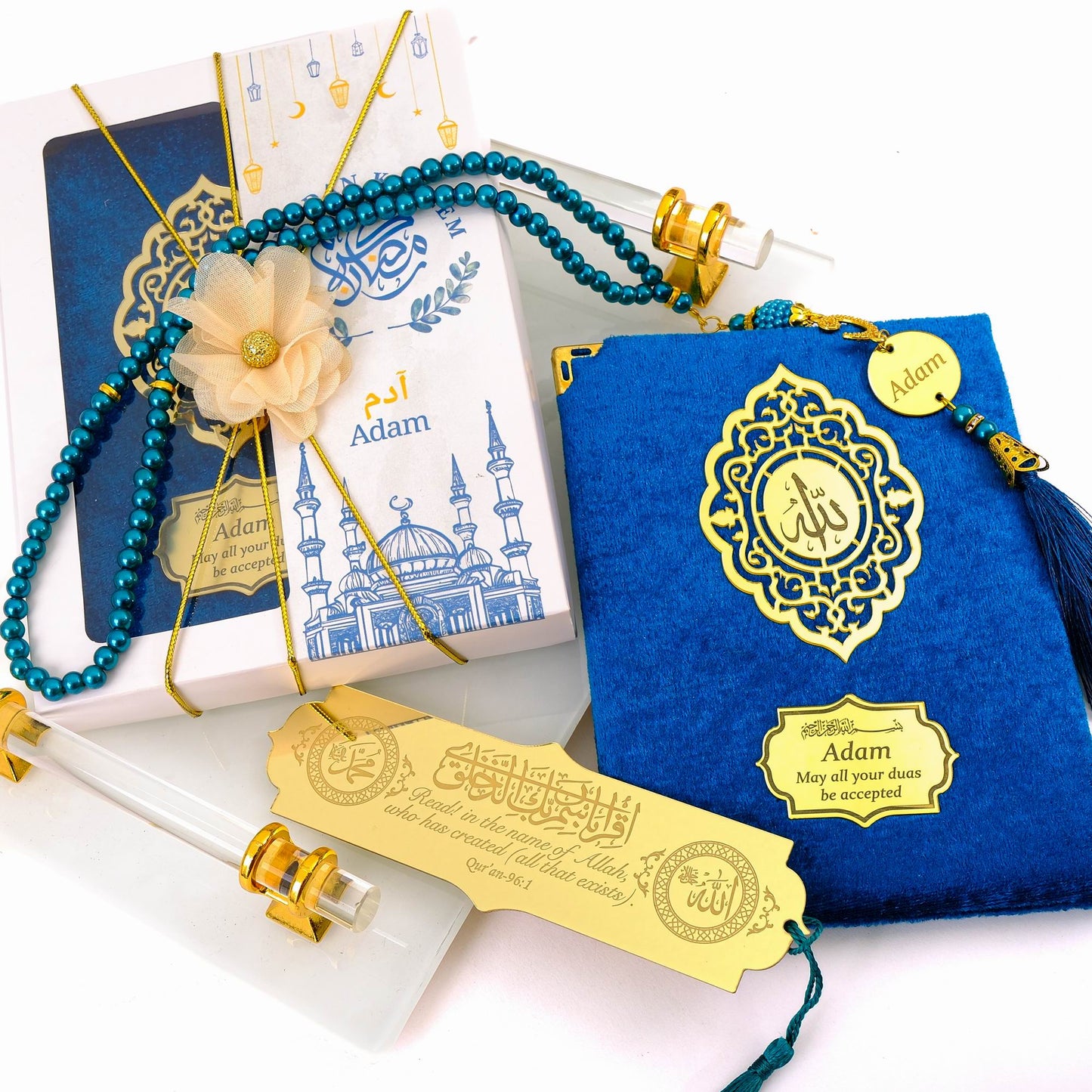 Personalized Velvet Dua Book Bookmark Tasbeeh Gift Set, Ramadan Eid Birthday Wedding Muslim Favors - Islamic Elite Favors is a handmade gift shop offering a wide variety of unique and personalized gifts for all occasions. Whether you're looking for the perfect Ramadan, Eid, Hajj, wedding gift or something special for a birthday, baby shower or anniversary, we have something for everyone. High quality, made with love.