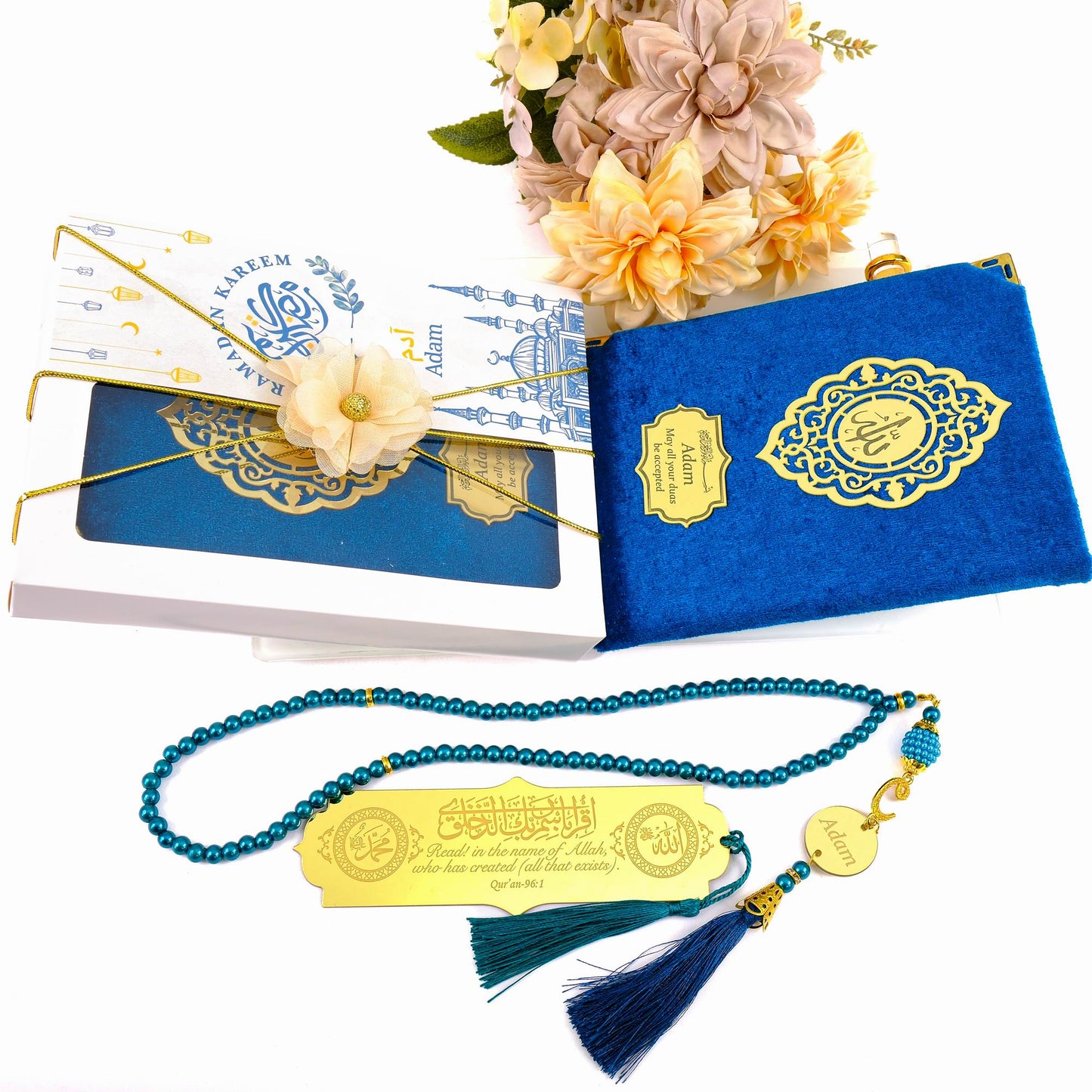 Personalized Velvet Dua Book Bookmark Tasbeeh Gift Set, Ramadan Eid Birthday Wedding Muslim Favors - Islamic Elite Favors is a handmade gift shop offering a wide variety of unique and personalized gifts for all occasions. Whether you're looking for the perfect Ramadan, Eid, Hajj, wedding gift or something special for a birthday, baby shower or anniversary, we have something for everyone. High quality, made with love.