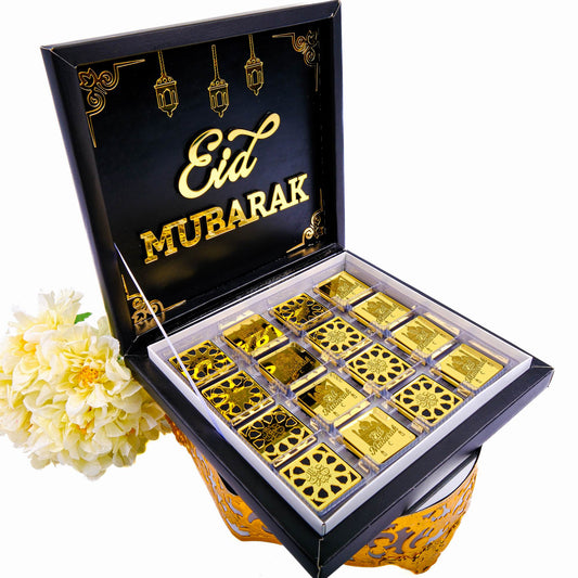 Eid Mubarak Chocolate Box, Ramadan Kareem Ramadan Mubarak Eid al-Adha Chocolate Gift Favors for Guests - Islamic Elite Favors is a handmade gift shop offering a wide variety of unique and personalized gifts for all occasions. Whether you're looking for the perfect Ramadan, Eid, Hajj, wedding gift or something special for a birthday, baby shower or anniversary, we have something for everyone. High quality, made with love.