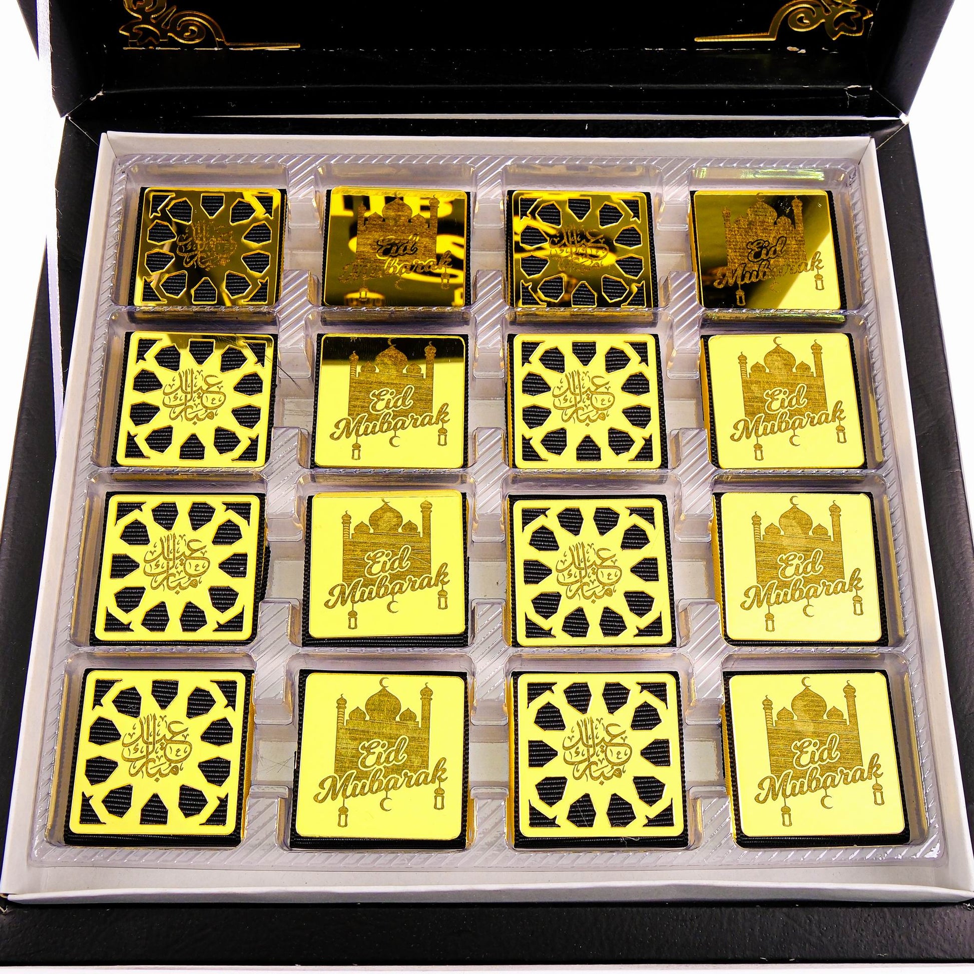 Eid Mubarak Chocolate Box, Ramadan Kareem Ramadan Mubarak Eid al-Adha Chocolate Gift Favors for Guests - Islamic Elite Favors is a handmade gift shop offering a wide variety of unique and personalized gifts for all occasions. Whether you're looking for the perfect Ramadan, Eid, Hajj, wedding gift or something special for a birthday, baby shower or anniversary, we have something for everyone. High quality, made with love.