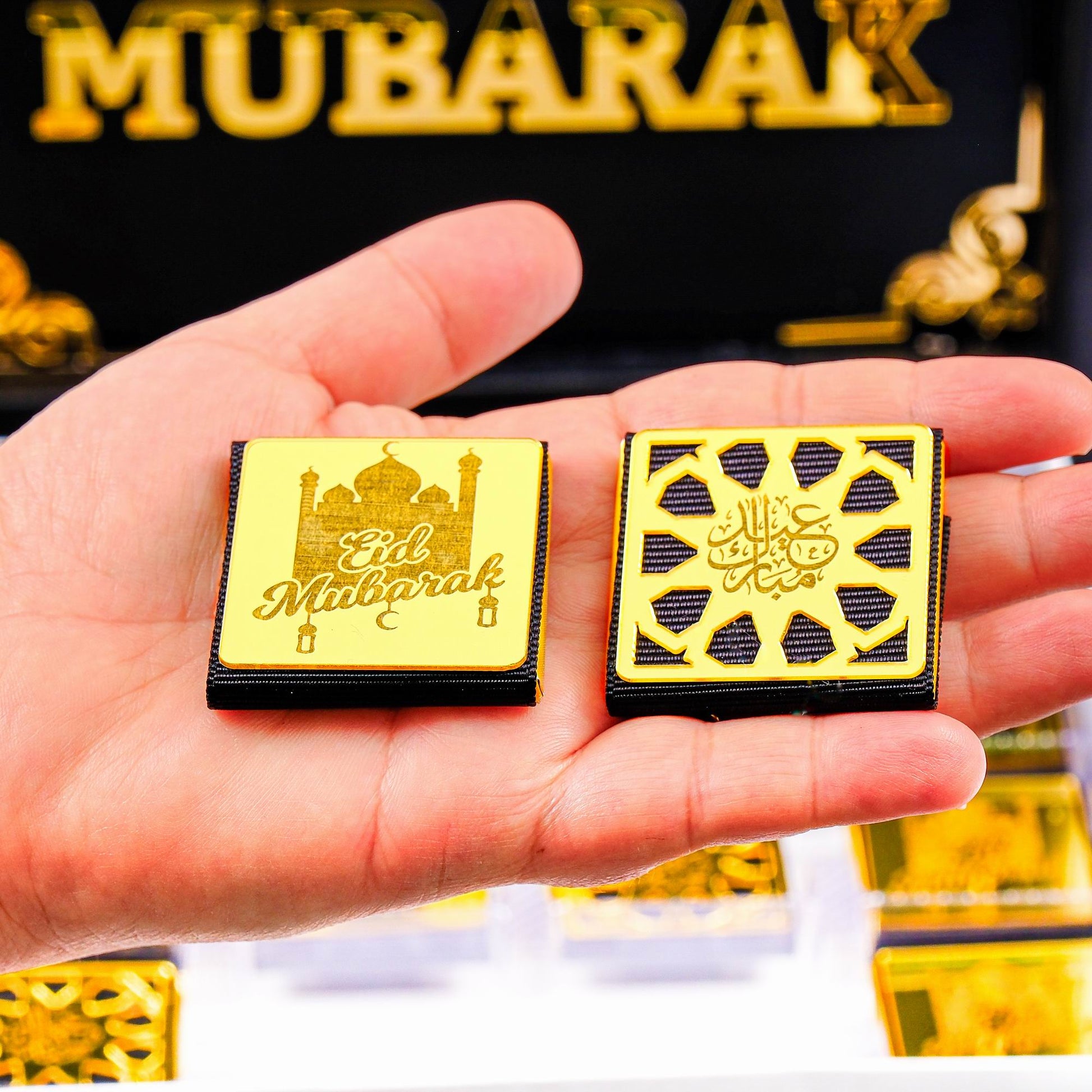Eid Mubarak Chocolate Box, Ramadan Kareem Ramadan Mubarak Eid al-Adha Chocolate Gift Favors for Guests - Islamic Elite Favors is a handmade gift shop offering a wide variety of unique and personalized gifts for all occasions. Whether you're looking for the perfect Ramadan, Eid, Hajj, wedding gift or something special for a birthday, baby shower or anniversary, we have something for everyone. High quality, made with love.