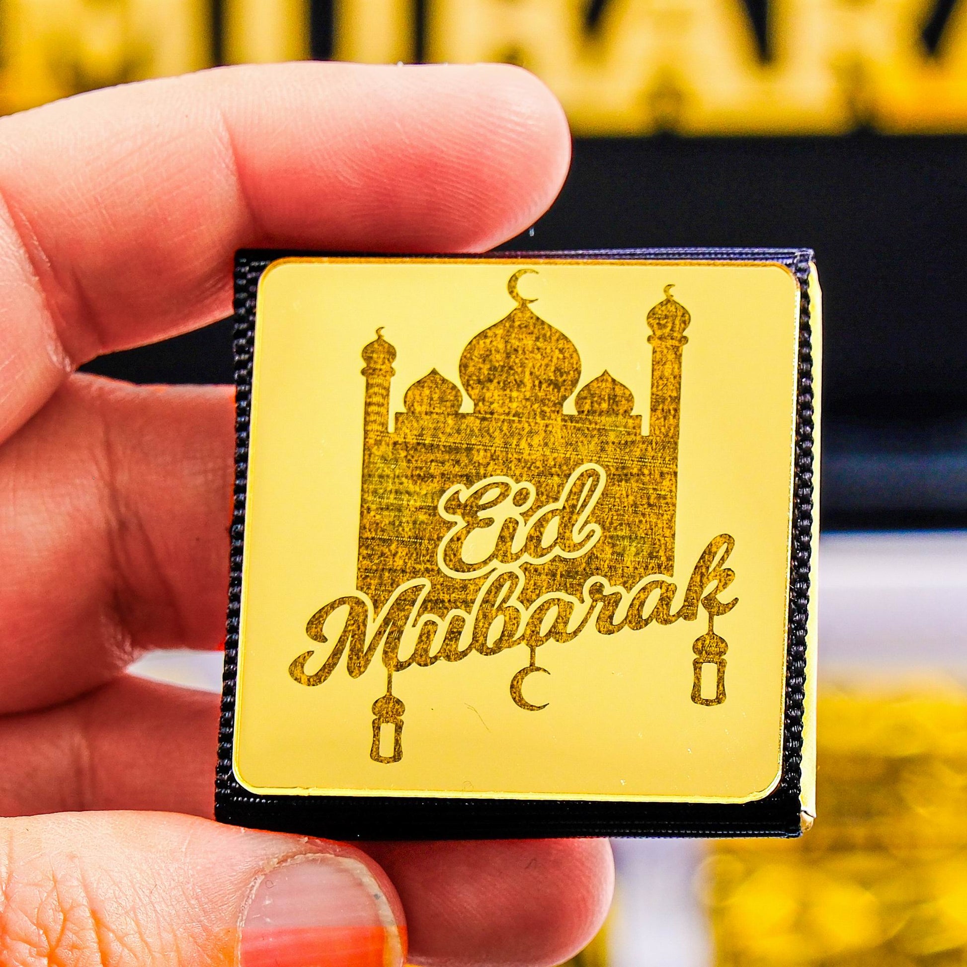 Eid Mubarak Chocolate Box, Ramadan Kareem Ramadan Mubarak Eid al-Adha Chocolate Gift Favors for Guests - Islamic Elite Favors is a handmade gift shop offering a wide variety of unique and personalized gifts for all occasions. Whether you're looking for the perfect Ramadan, Eid, Hajj, wedding gift or something special for a birthday, baby shower or anniversary, we have something for everyone. High quality, made with love.