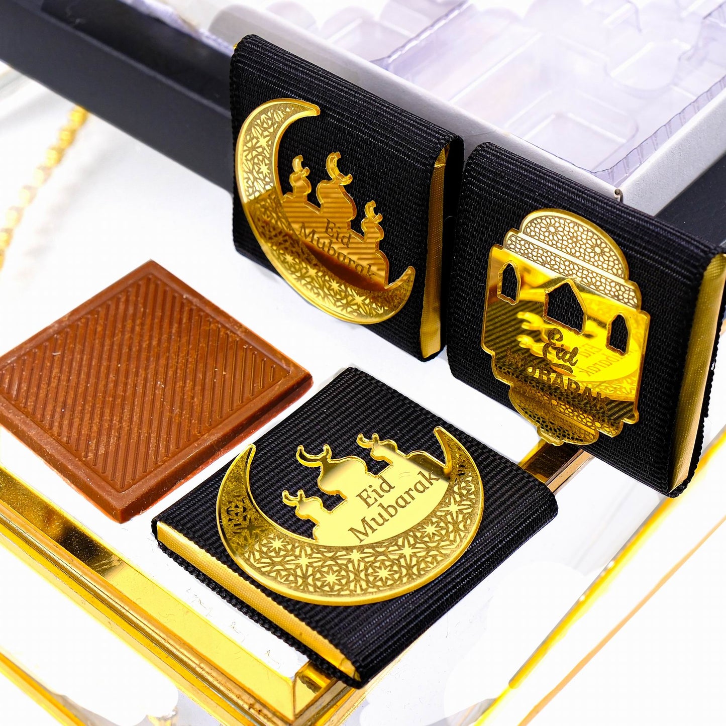 Eid Mubarak Chocolate Box, Ramadan Kareem Ramadan Mubarak Eid al-Adha Chocolate Gift Favors for Guests - Islamic Elite Favors is a handmade gift shop offering a wide variety of unique and personalized gifts for all occasions. Whether you're looking for the perfect Ramadan, Eid, Hajj, wedding gift or something special for a birthday, baby shower or anniversary, we have something for everyone. High quality, made with love.