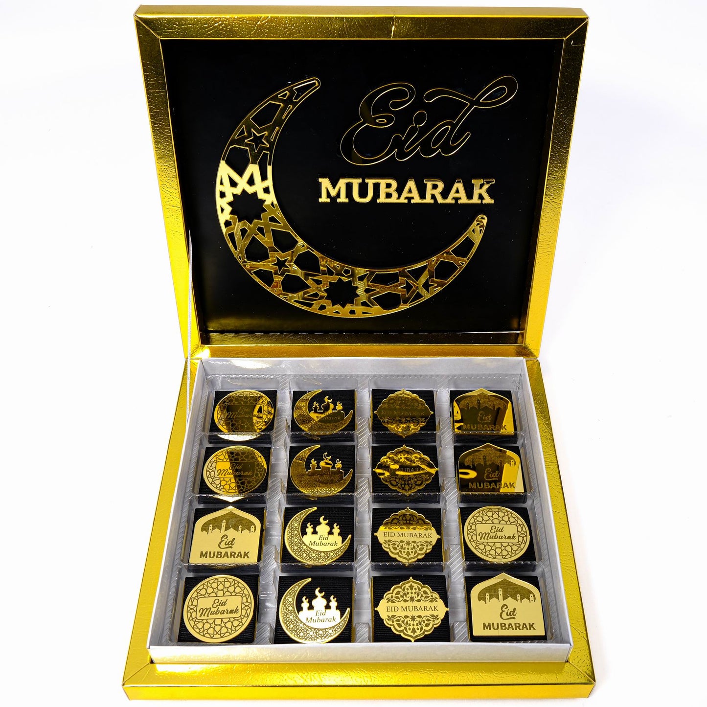 Eid Mubarak Chocolate Box, Ramadan Kareem Ramadan Mubarak Eid al-Adha Chocolate Gift Favors for Guests - Islamic Elite Favors is a handmade gift shop offering a wide variety of unique and personalized gifts for all occasions. Whether you're looking for the perfect Ramadan, Eid, Hajj, wedding gift or something special for a birthday, baby shower or anniversary, we have something for everyone. High quality, made with love.