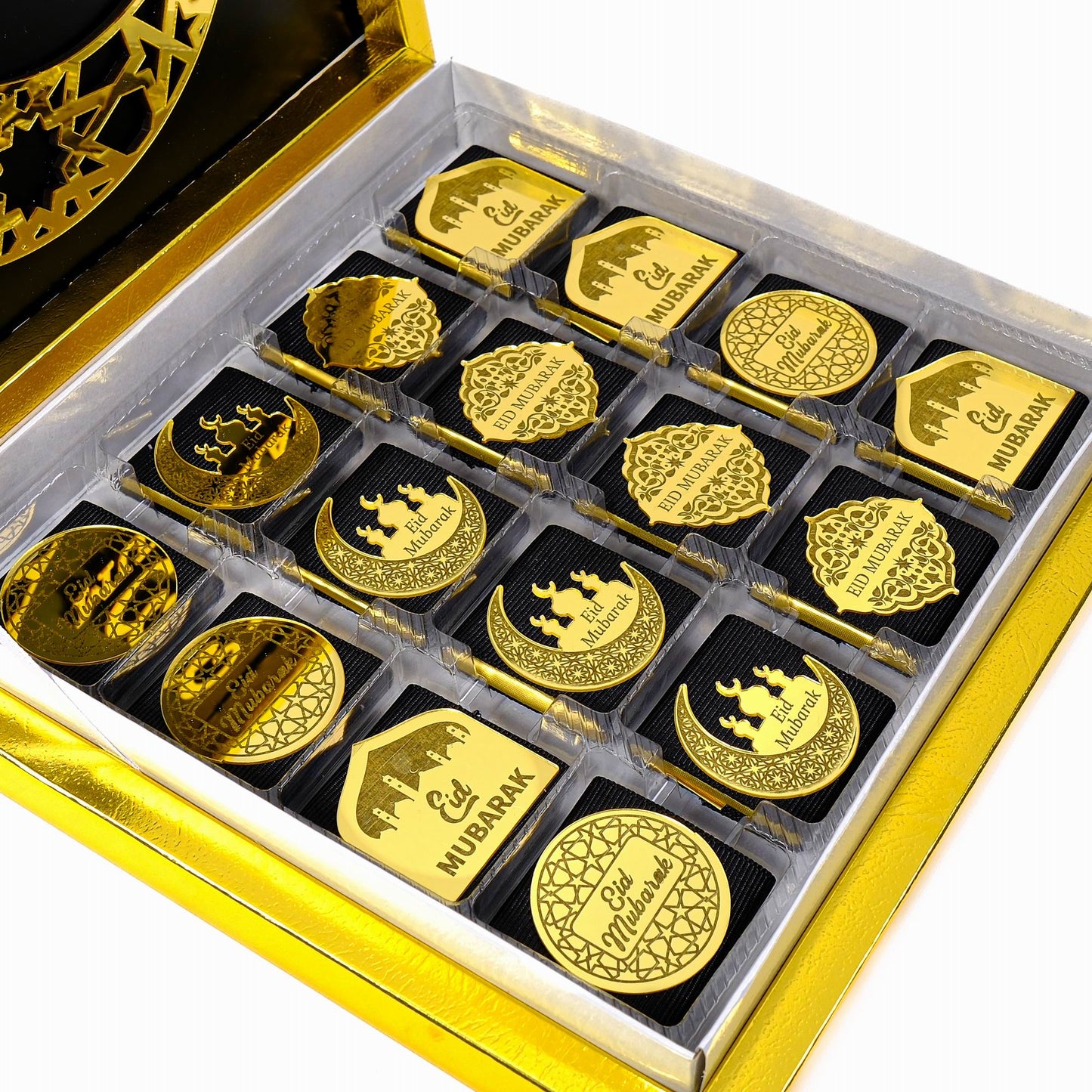 Eid Mubarak Chocolate Box, Ramadan Kareem Ramadan Mubarak Eid al-Adha Chocolate Gift Favors for Guests - Islamic Elite Favors is a handmade gift shop offering a wide variety of unique and personalized gifts for all occasions. Whether you're looking for the perfect Ramadan, Eid, Hajj, wedding gift or something special for a birthday, baby shower or anniversary, we have something for everyone. High quality, made with love.