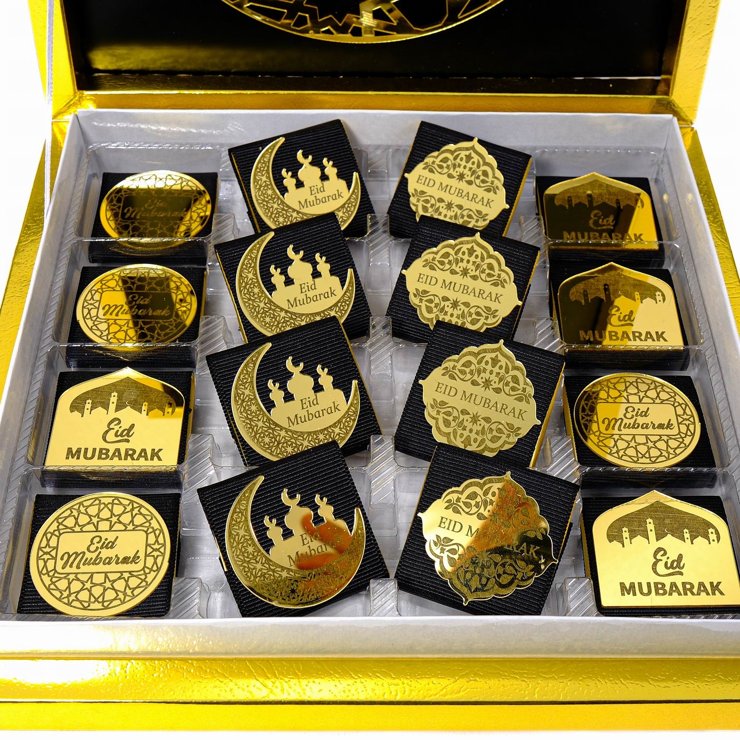 Eid Mubarak Chocolate Box, Ramadan Kareem Ramadan Mubarak Eid al-Adha Chocolate Gift Favors for Guests - Islamic Elite Favors is a handmade gift shop offering a wide variety of unique and personalized gifts for all occasions. Whether you're looking for the perfect Ramadan, Eid, Hajj, wedding gift or something special for a birthday, baby shower or anniversary, we have something for everyone. High quality, made with love.