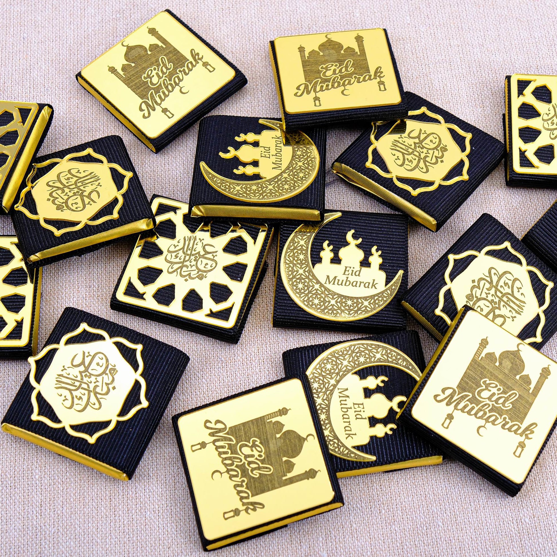 Eid Mubarak Chocolate Box, Ramadan Kareem Ramadan Mubarak Eid al-Adha Chocolate Gift Favors for Guests - Islamic Elite Favors is a handmade gift shop offering a wide variety of unique and personalized gifts for all occasions. Whether you're looking for the perfect Ramadan, Eid, Hajj, wedding gift or something special for a birthday, baby shower or anniversary, we have something for everyone. High quality, made with love.