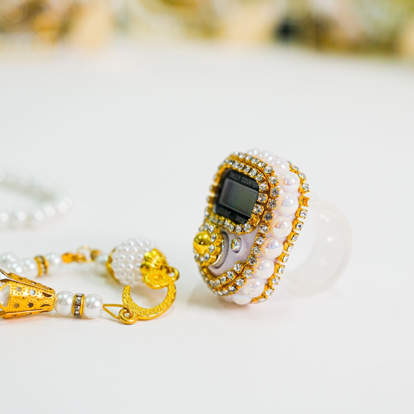 Personalized Dhikr Counter Pearl Prayer Beads Islamic Wedding Favor - Islamic Elite Favors is a handmade gift shop offering a wide variety of unique and personalized gifts for all occasions. Whether you're looking for the perfect Ramadan, Eid, Hajj, wedding gift or something special for a birthday, baby shower or anniversary, we have something for everyone. High quality, made with love.