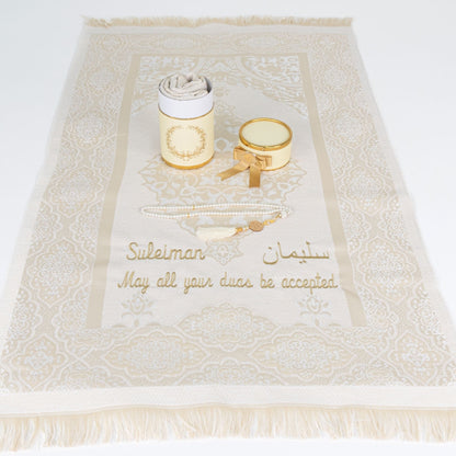 Personalized Funny Travel Prayer Mat Tasbeeh Islamic Muslim Gift Set - Islamic Elite Favors is a handmade gift shop offering a wide variety of unique and personalized gifts for all occasions. Whether you're looking for the perfect Ramadan, Eid, Hajj, wedding gift or something special for a birthday, baby shower or anniversary, we have something for everyone. High quality, made with love.