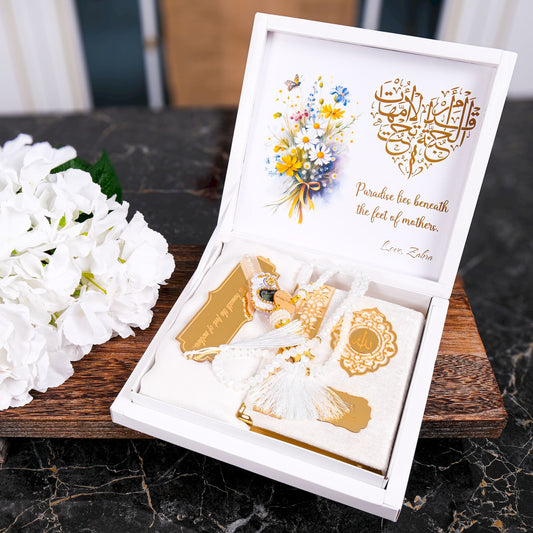 Personalized Quran Hijab Tasbeeh Dhikr Counter Bookmark Gift Set - Islamic Elite Favors is a handmade gift shop offering a wide variety of unique and personalized gifts for all occasions. Whether you're looking for the perfect Ramadan, Eid, Hajj, wedding gift or something special for a birthday, baby shower or anniversary, we have something for everyone. High quality, made with love.