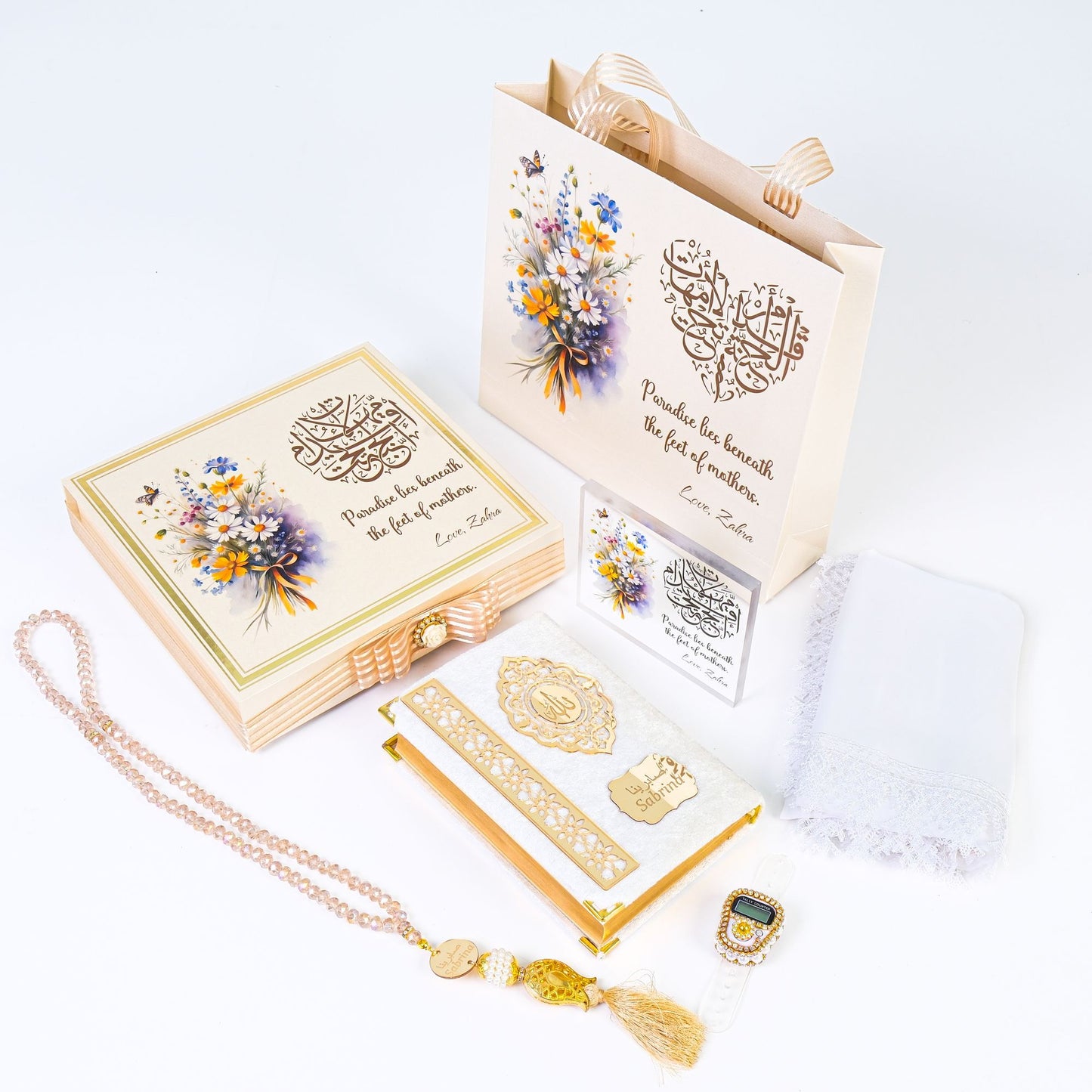 Personalized Happy Mother's Day Gift Set, Gift for Mom, Gift for Her - Islamic Elite Favors is a handmade gift shop offering a wide variety of unique and personalized gifts for all occasions. Whether you're looking for the perfect Ramadan, Eid, Hajj, wedding gift or something special for a birthday, baby shower or anniversary, we have something for everyone. High quality, made with love.