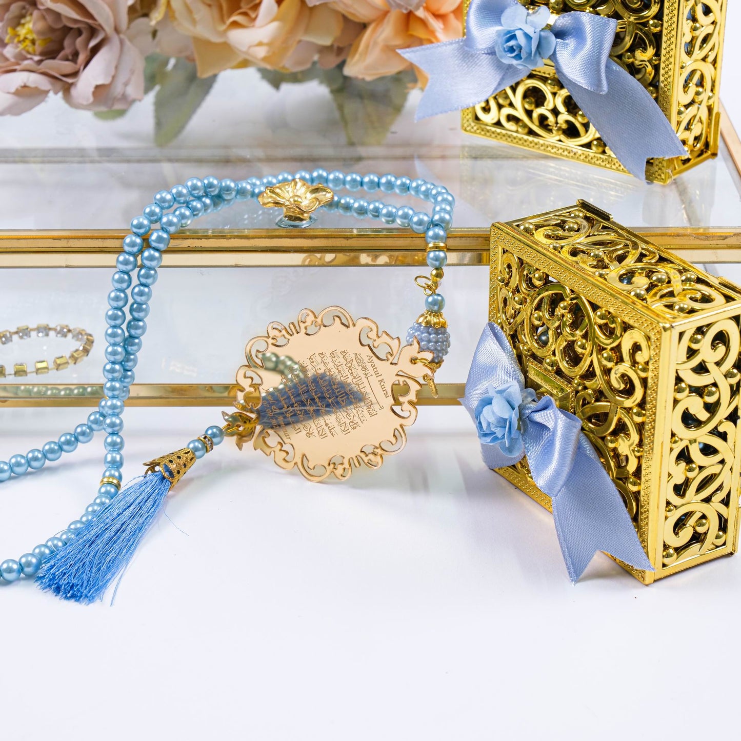 Personalized Prayer Beads with Ayatul Kursi Imame, Ramadan Eid Wedding Muslim Party Favors - Islamic Elite Favors is a handmade gift shop offering a wide variety of unique and personalized gifts for all occasions. Whether you're looking for the perfect Ramadan, Eid, Hajj, wedding gift or something special for a birthday, baby shower or anniversary, we have something for everyone. High quality, made with love.