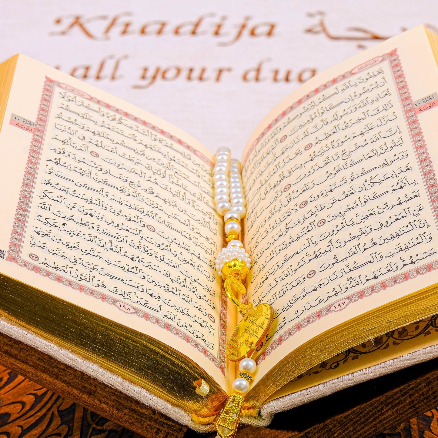 Personalized Muslim Prayer Mat Quran Tasbeeh Ramadan Eid Gift Peaceful Set - Islamic Elite Favors is a handmade gift shop offering a wide variety of unique and personalized gifts for all occasions. Whether you're looking for the perfect Ramadan, Eid, Hajj, wedding gift or something special for a birthday, baby shower or anniversary, we have something for everyone. High quality, made with love.