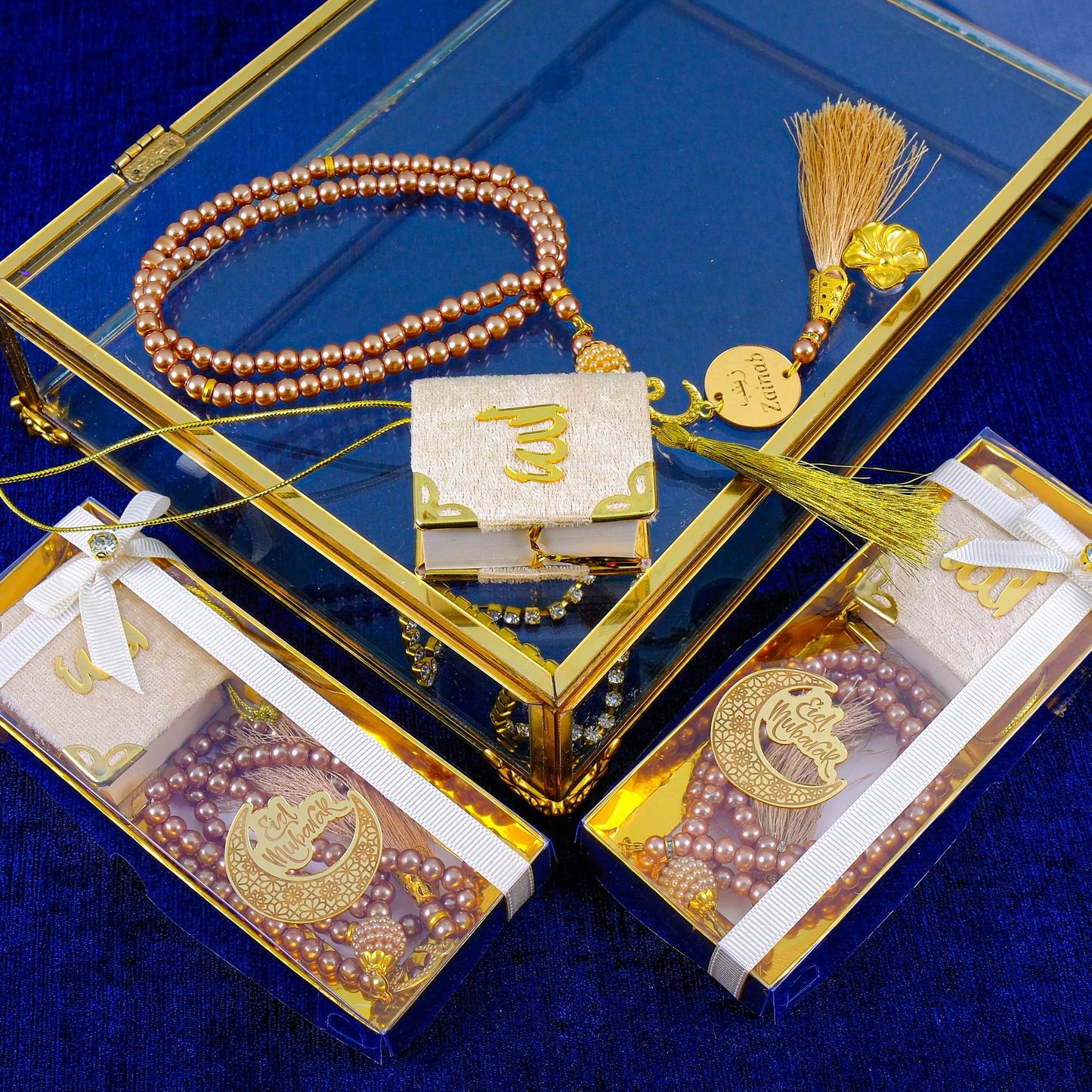 Personalized Custom Mini Quran Tasbeeh Gift Set, Ramadan Eid Wedding Baby Shower Muslim Party Favors - Islamic Elite Favors is a handmade gift shop offering a wide variety of unique and personalized gifts for all occasions. Whether you're looking for the perfect Ramadan, Eid, Hajj, wedding gift or something special for a birthday, baby shower or anniversary, we have something for everyone. High quality, made with love.