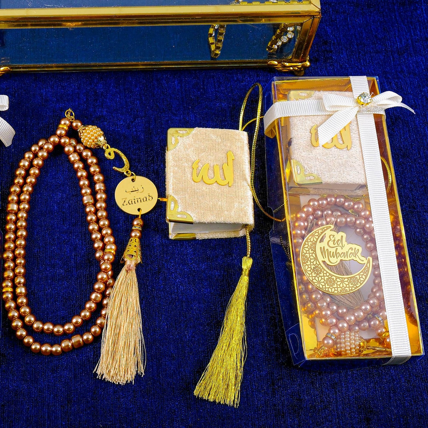 Personalized Custom Mini Quran Tasbeeh Gift Set, Ramadan Eid Wedding Baby Shower Muslim Party Favors - Islamic Elite Favors is a handmade gift shop offering a wide variety of unique and personalized gifts for all occasions. Whether you're looking for the perfect Ramadan, Eid, Hajj, wedding gift or something special for a birthday, baby shower or anniversary, we have something for everyone. High quality, made with love.