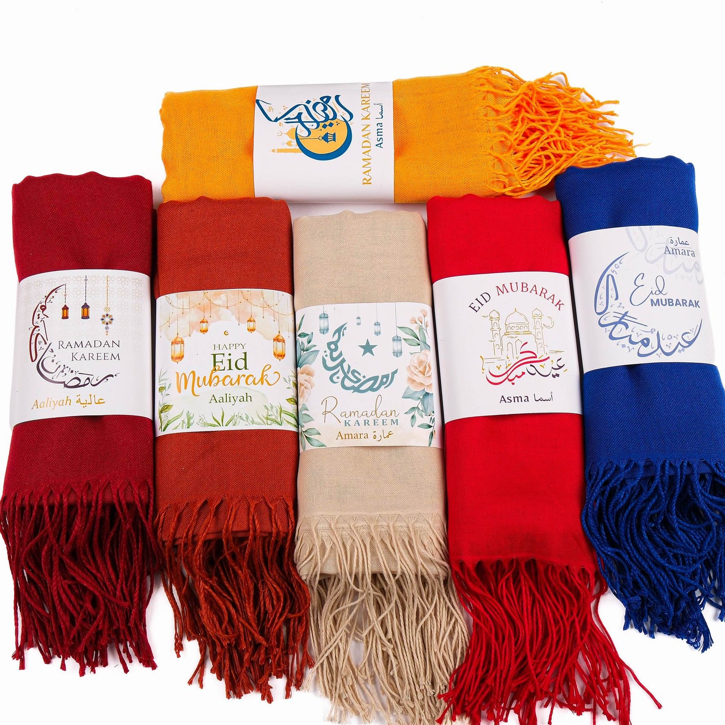 Personalized Custom Pashmina Shawl Scarf Gift, Wedding Hajj Umrah Ramadan Eid Favors - Islamic Elite Favors is a handmade gift shop offering a wide variety of unique and personalized gifts for all occasions. Whether you're looking for the perfect Ramadan, Eid, Hajj, wedding gift or something special for a birthday, baby shower or anniversary, we have something for everyone. High quality, made with love.