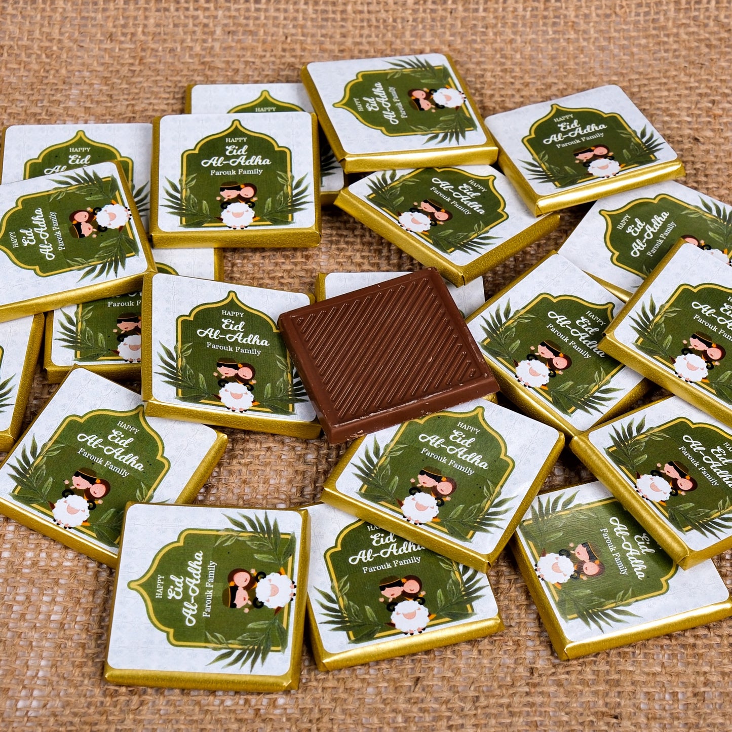 Eid Al Adha Custom Chocolate Favors, Eid Mubarak Favors, Hajj Mubarak, Umrah Mubarak, Eid Gifts for Guests, Halal Chocolate, Eid Chocolate - Islamic Elite Favors is a handmade gift shop offering a wide variety of unique and personalized gifts for all occasions. Whether you're looking for the perfect Ramadan, Eid, Hajj, wedding gift or something special for a birthday, baby shower or anniversary, we have something for everyone. High quality, made with love.