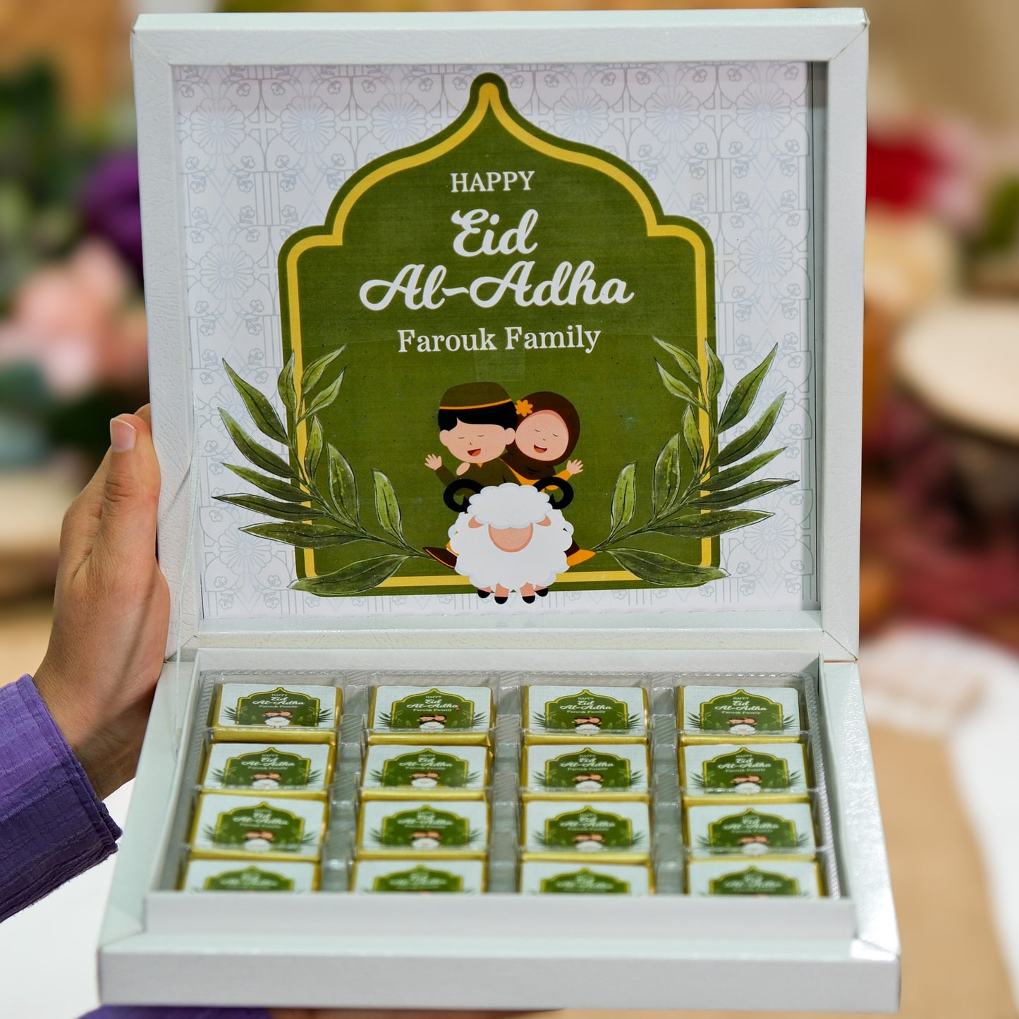 Eid Al Adha Custom Chocolate Favors, Eid Mubarak Favors, Hajj Mubarak, Umrah Mubarak, Eid Gifts for Guests, Halal Chocolate, Eid Chocolate - Islamic Elite Favors is a handmade gift shop offering a wide variety of unique and personalized gifts for all occasions. Whether you're looking for the perfect Ramadan, Eid, Hajj, wedding gift or something special for a birthday, baby shower or anniversary, we have something for everyone. High quality, made with love.