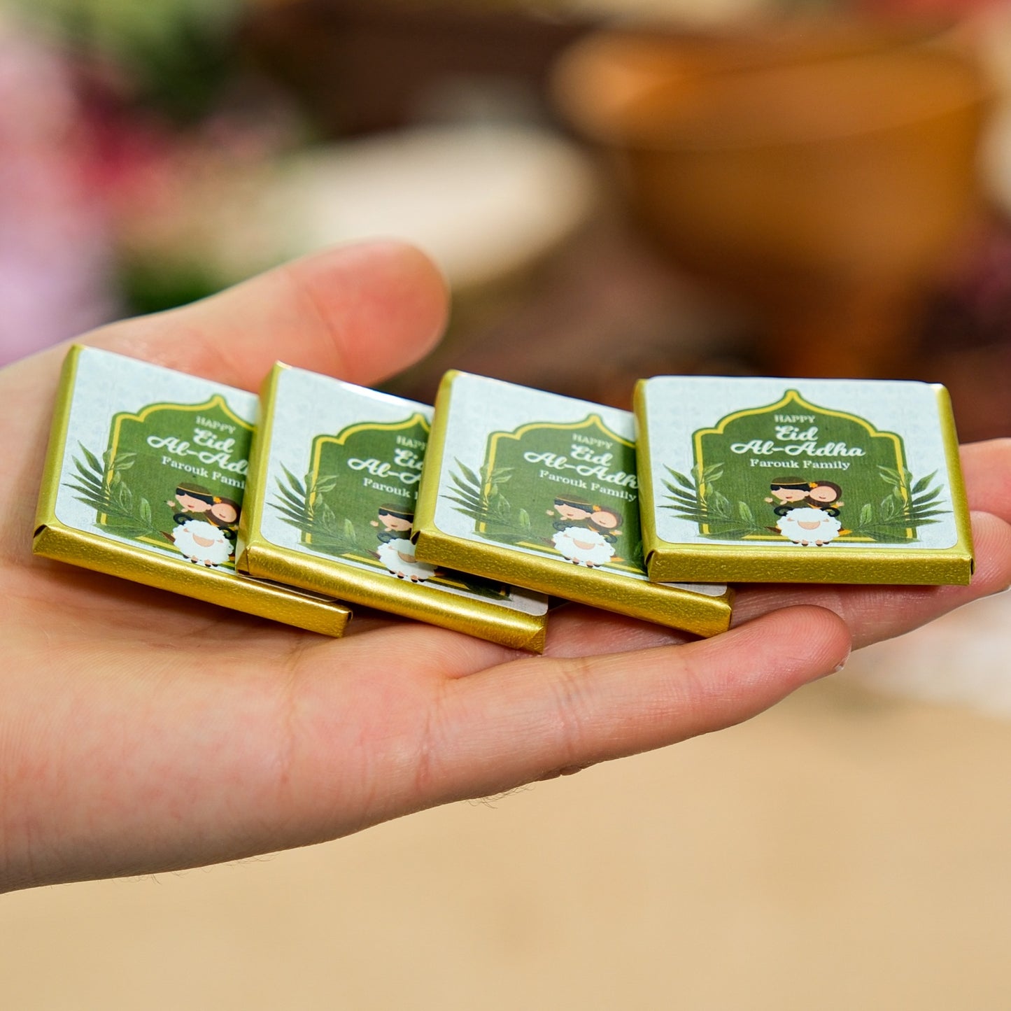 Eid Al Adha Custom Chocolate Favors, Eid Mubarak Favors, Hajj Mubarak, Umrah Mubarak, Eid Gifts for Guests, Halal Chocolate, Eid Chocolate - Islamic Elite Favors is a handmade gift shop offering a wide variety of unique and personalized gifts for all occasions. Whether you're looking for the perfect Ramadan, Eid, Hajj, wedding gift or something special for a birthday, baby shower or anniversary, we have something for everyone. High quality, made with love.