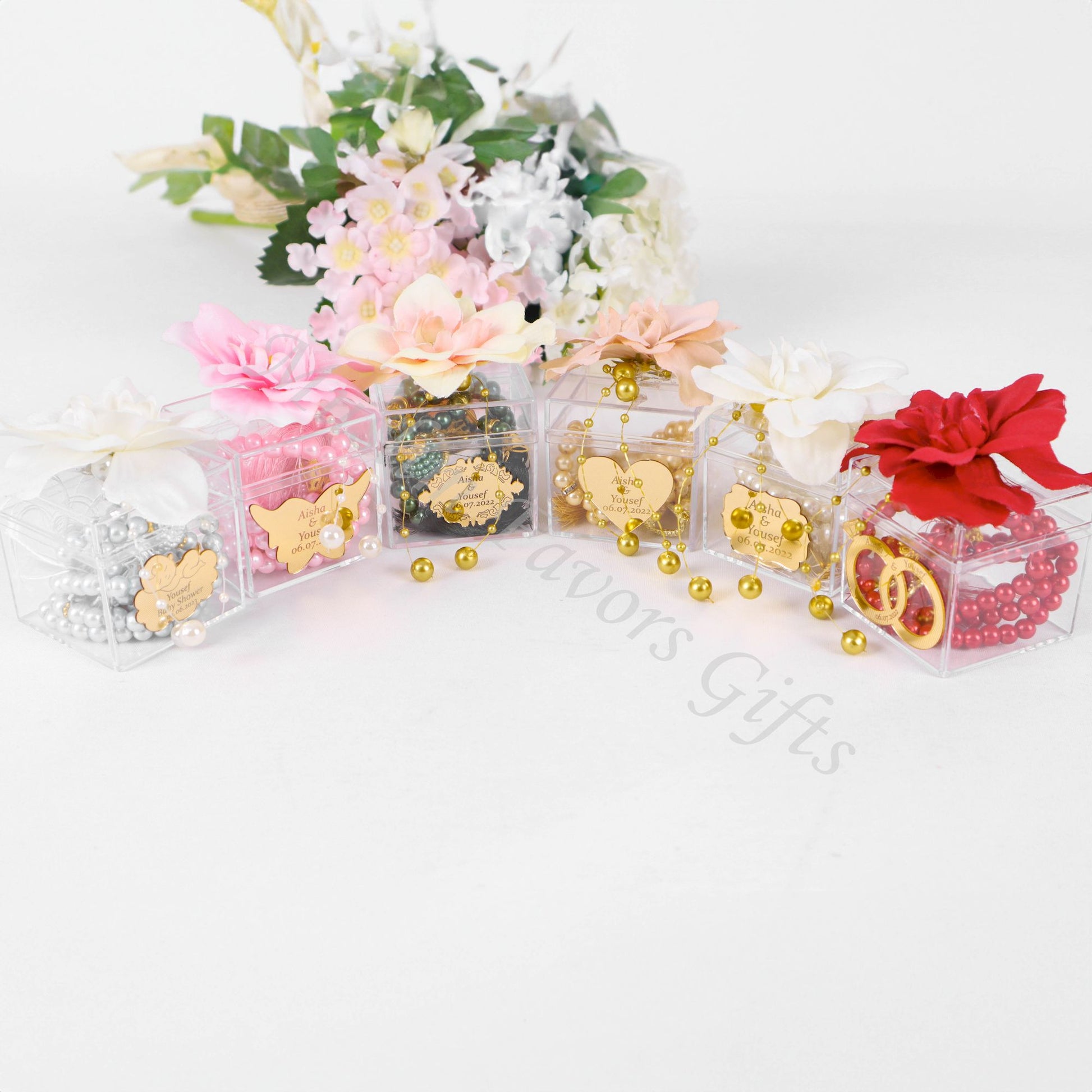 Personalized Pearl Prayer Beads Tasbeeh Masbaha Islamic Wedding Gift - Islamic Elite Favors is a handmade gift shop offering a wide variety of unique and personalized gifts for all occasions. Whether you're looking for the perfect Ramadan, Eid, Hajj, wedding gift or something special for a birthday, baby shower or anniversary, we have something for everyone. High quality, made with love.