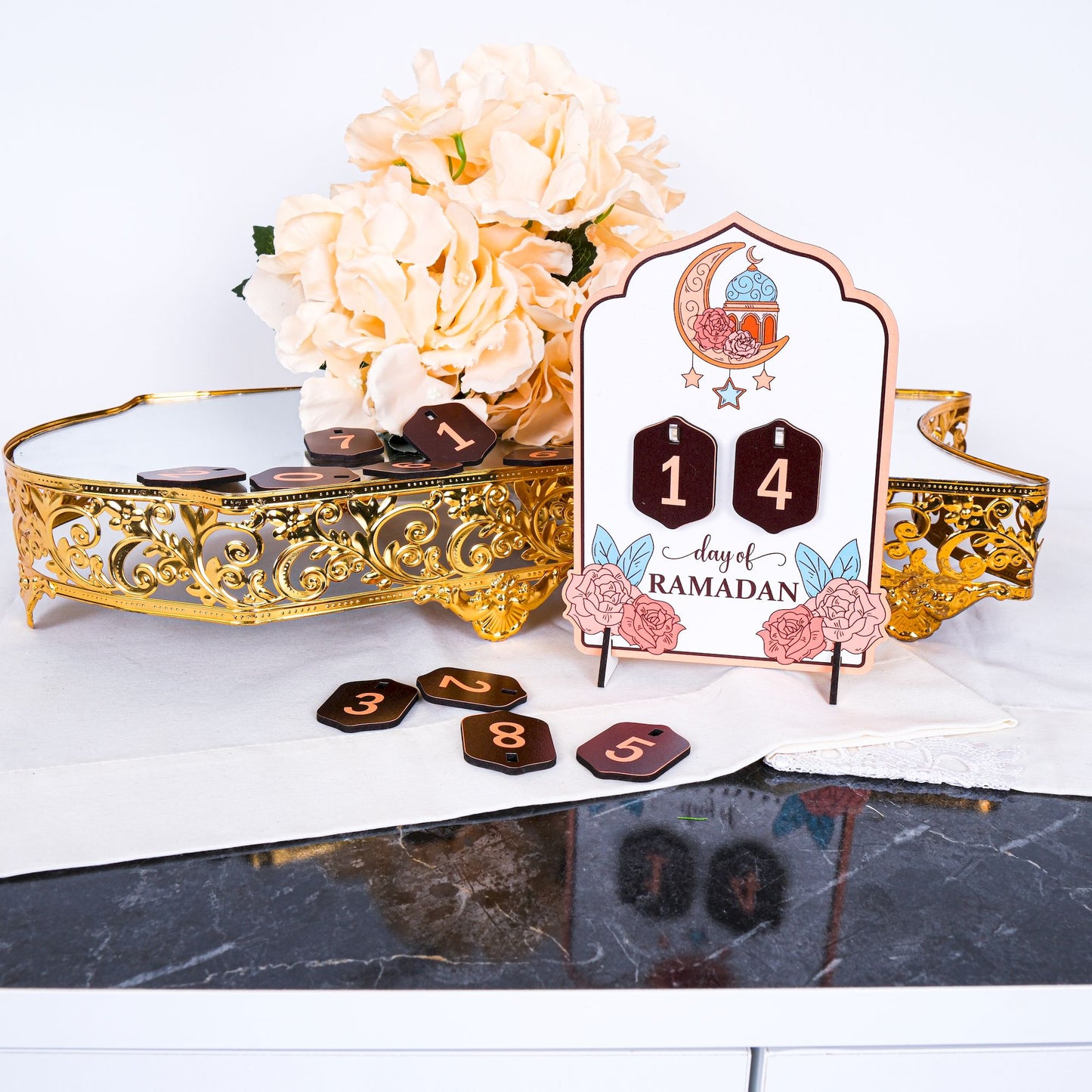 Ramadan Advent Countdown Calendar Islamic Home Table Decor Muslim Art - Islamic Elite Favors is a handmade gift shop offering a wide variety of unique and personalized gifts for all occasions. Whether you're looking for the perfect Ramadan, Eid, Hajj, wedding gift or something special for a birthday, baby shower or anniversary, we have something for everyone. High quality, made with love.