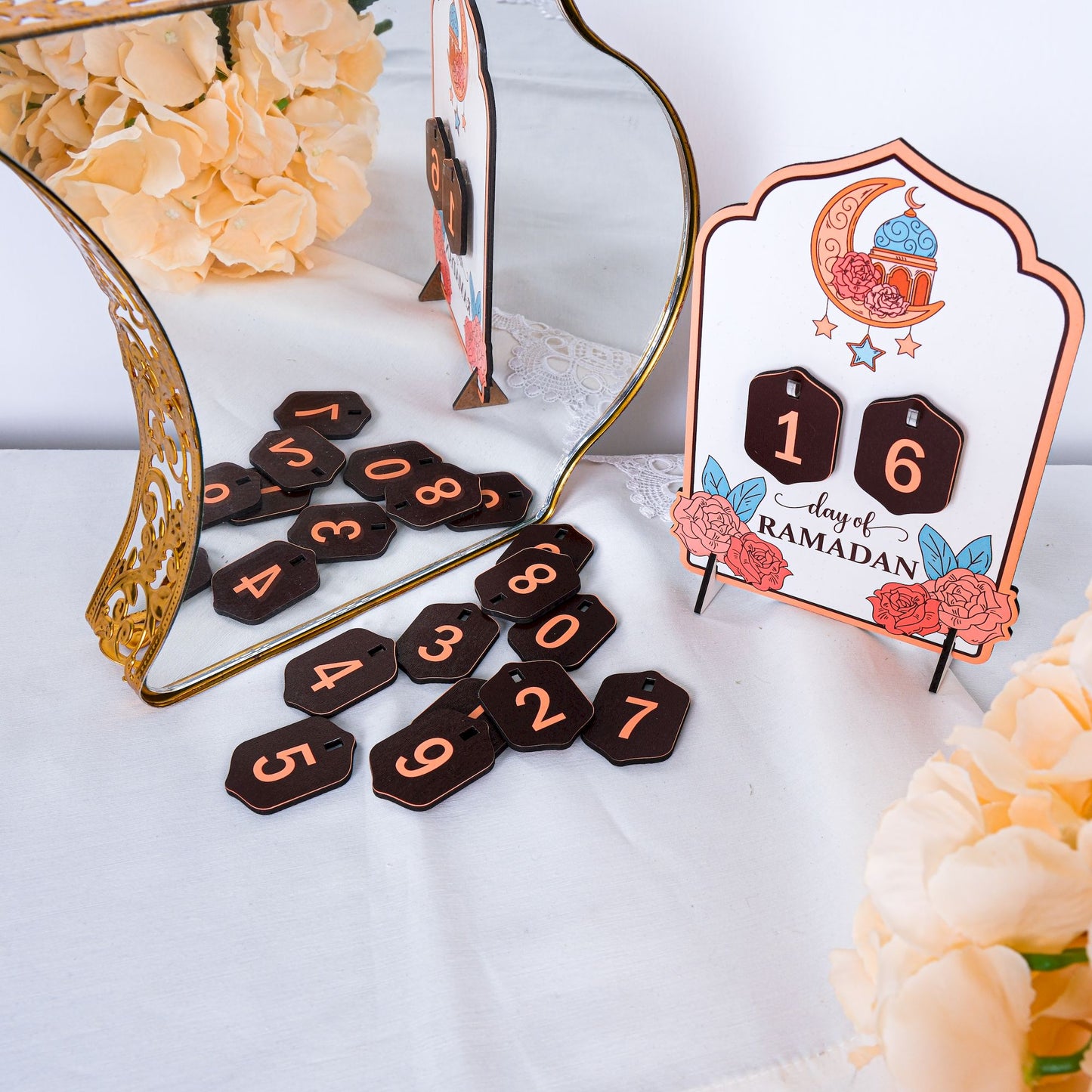 Ramadan Advent Countdown Calendar Islamic Home Table Decor Muslim Art - Islamic Elite Favors is a handmade gift shop offering a wide variety of unique and personalized gifts for all occasions. Whether you're looking for the perfect Ramadan, Eid, Hajj, wedding gift or something special for a birthday, baby shower or anniversary, we have something for everyone. High quality, made with love.