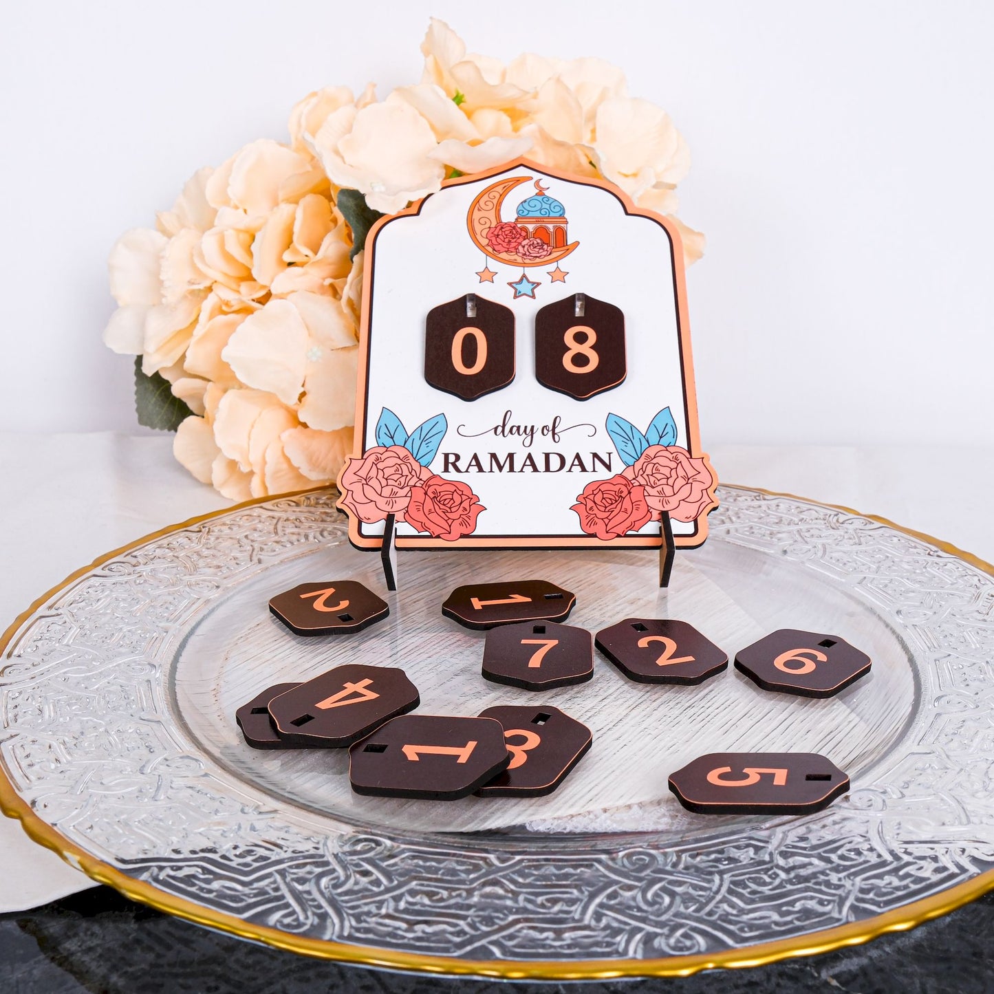 Ramadan Advent Countdown Calendar Islamic Home Table Decor Muslim Art - Islamic Elite Favors is a handmade gift shop offering a wide variety of unique and personalized gifts for all occasions. Whether you're looking for the perfect Ramadan, Eid, Hajj, wedding gift or something special for a birthday, baby shower or anniversary, we have something for everyone. High quality, made with love.