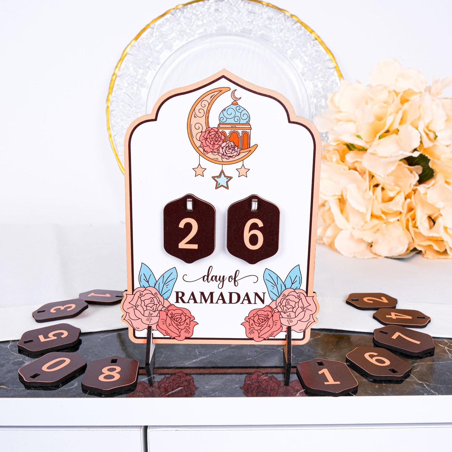 Ramadan Advent Countdown Calendar Islamic Home Table Decor Muslim Art - Islamic Elite Favors is a handmade gift shop offering a wide variety of unique and personalized gifts for all occasions. Whether you're looking for the perfect Ramadan, Eid, Hajj, wedding gift or something special for a birthday, baby shower or anniversary, we have something for everyone. High quality, made with love.