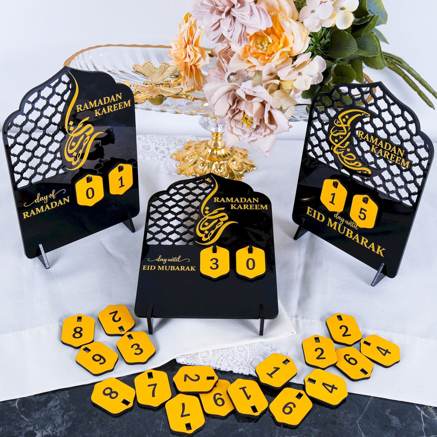 Ramadan Advent Countdown Calendar Islamic Home Table Decor Muslim Art - Islamic Elite Favors is a handmade gift shop offering a wide variety of unique and personalized gifts for all occasions. Whether you're looking for the perfect Ramadan, Eid, Hajj, wedding gift or something special for a birthday, baby shower or anniversary, we have something for everyone. High quality, made with love.