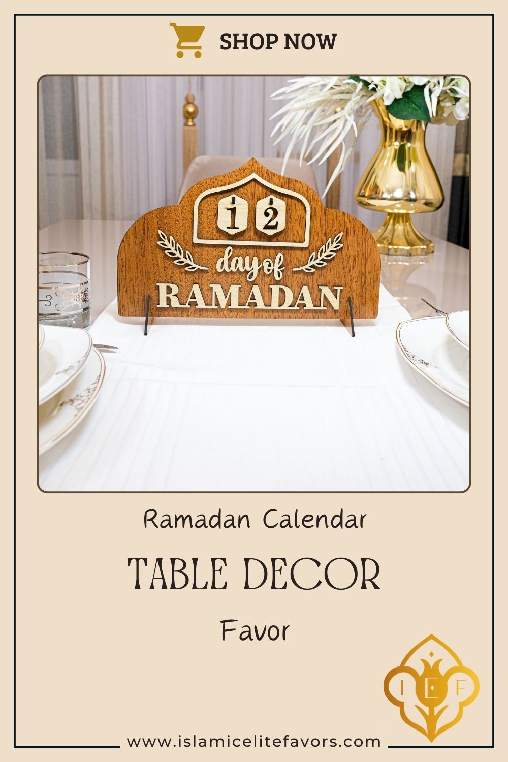 Ramadan Eid Advent Countdown Calendar Islamic Home Table Decor Gift - Islamic Elite Favors is a handmade gift shop offering a wide variety of unique and personalized gifts for all occasions. Whether you're looking for the perfect Ramadan, Eid, Hajj, wedding gift or something special for a birthday, baby shower or anniversary, we have something for everyone. High quality, made with love.
