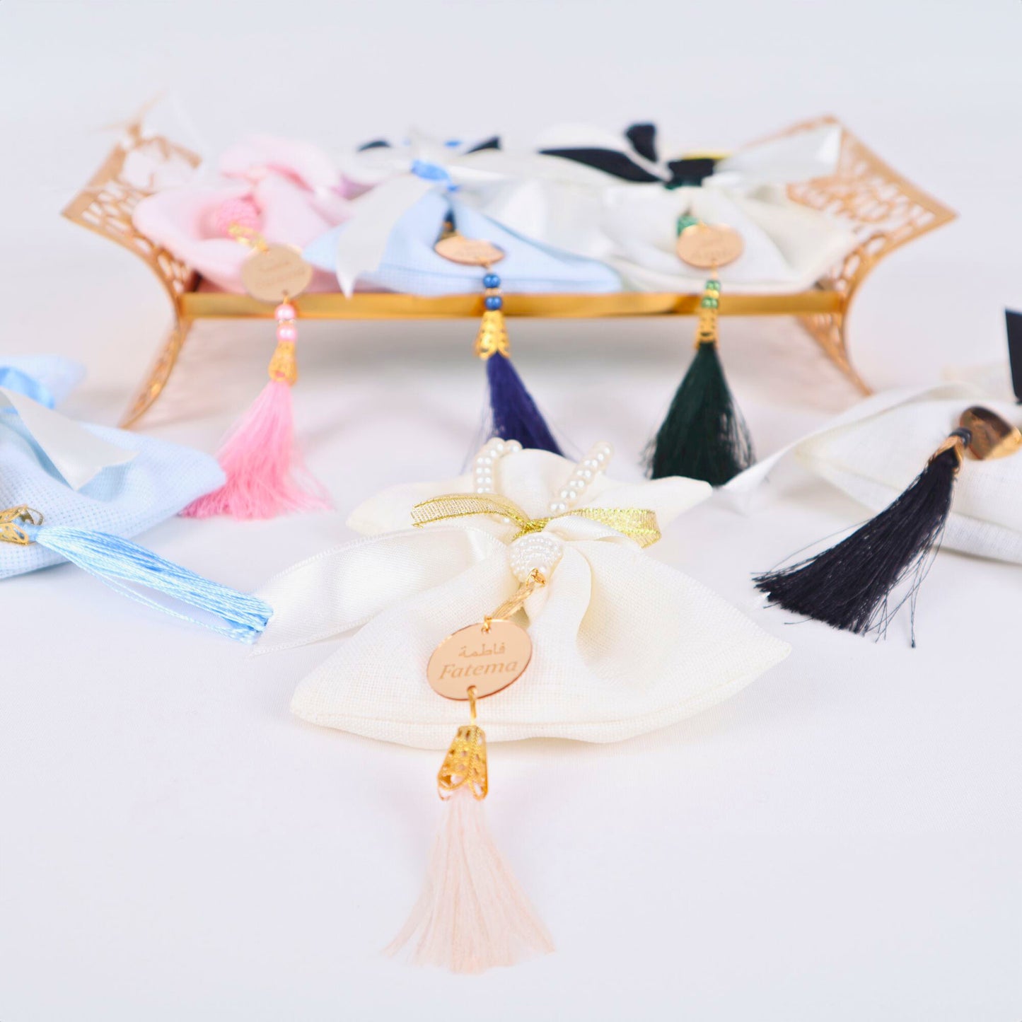 Personalized Pearl Prayer Beads in Colorful Pouch Favors for Guests - Islamic Elite Favors is a handmade gift shop offering a wide variety of unique and personalized gifts for all occasions. Whether you're looking for the perfect Ramadan, Eid, Hajj, wedding gift or something special for a birthday, baby shower or anniversary, we have something for everyone. High quality, made with love.