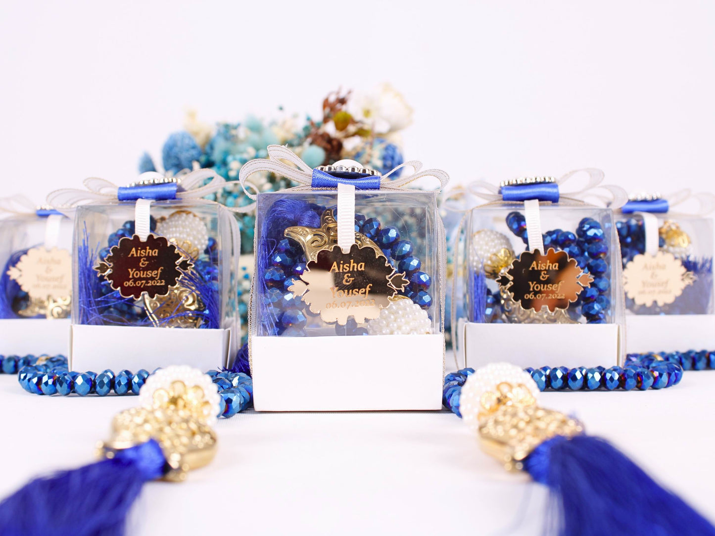 Personalized Crystal Prayer Beads Favor, Ramadan Eid Wedding Baby Shower Islamic Gift - Islamic Elite Favors is a handmade gift shop offering a wide variety of unique and personalized gifts for all occasions. Whether you're looking for the perfect Ramadan, Eid, Hajj, wedding gift or something special for a birthday, baby shower or anniversary, we have something for everyone. High quality, made with love.
