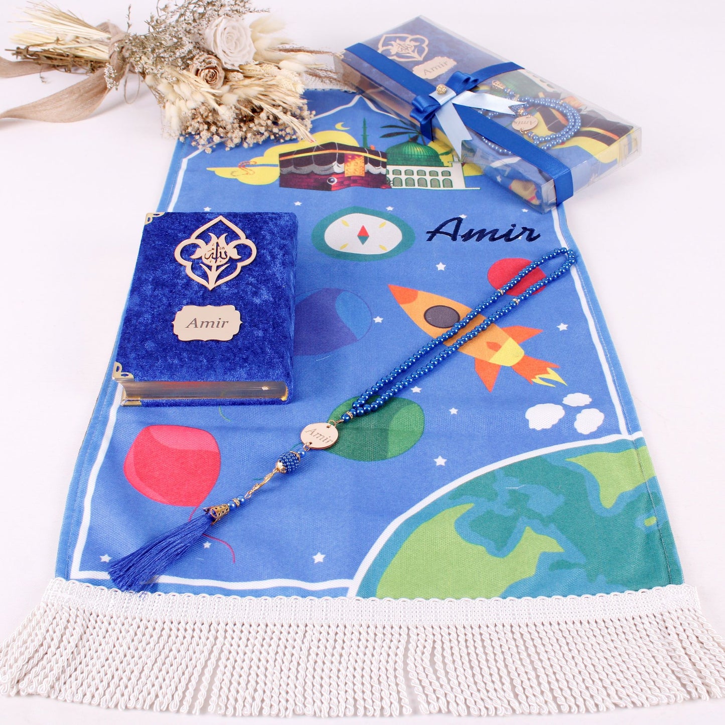 Personalized Soft Prayer Mat for Kids Quran Tasbeeh Islamic Gift Set - Islamic Elite Favors is a handmade gift shop offering a wide variety of unique and personalized gifts for all occasions. Whether you're looking for the perfect Ramadan, Eid, Hajj, wedding gift or something special for a birthday, baby shower or anniversary, we have something for everyone. High quality, made with love.